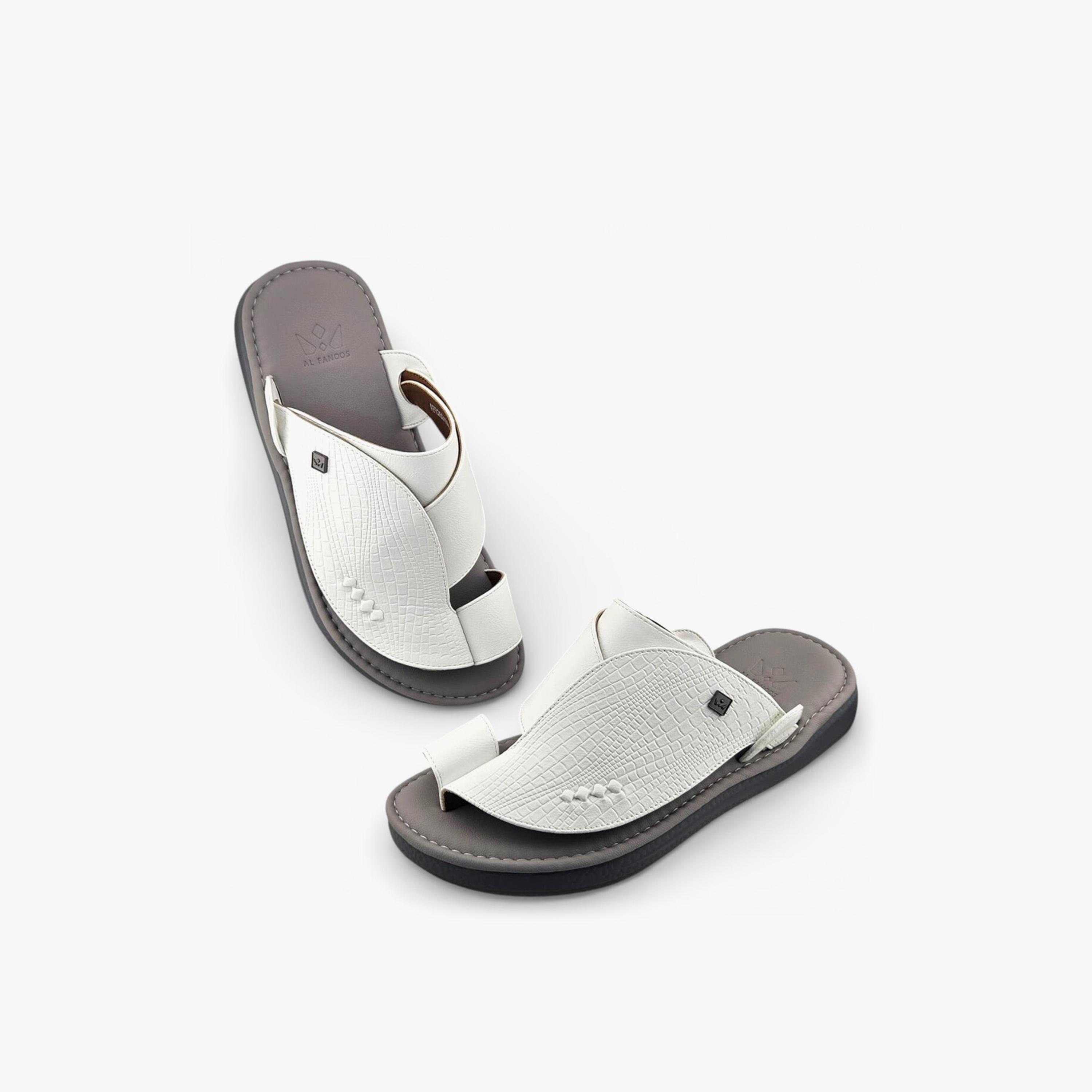 Al Fanoos Men's Slip-On Palazzo Al Turath Arabic Sandals | AFB26019-men-shoes-sandals-image-4
