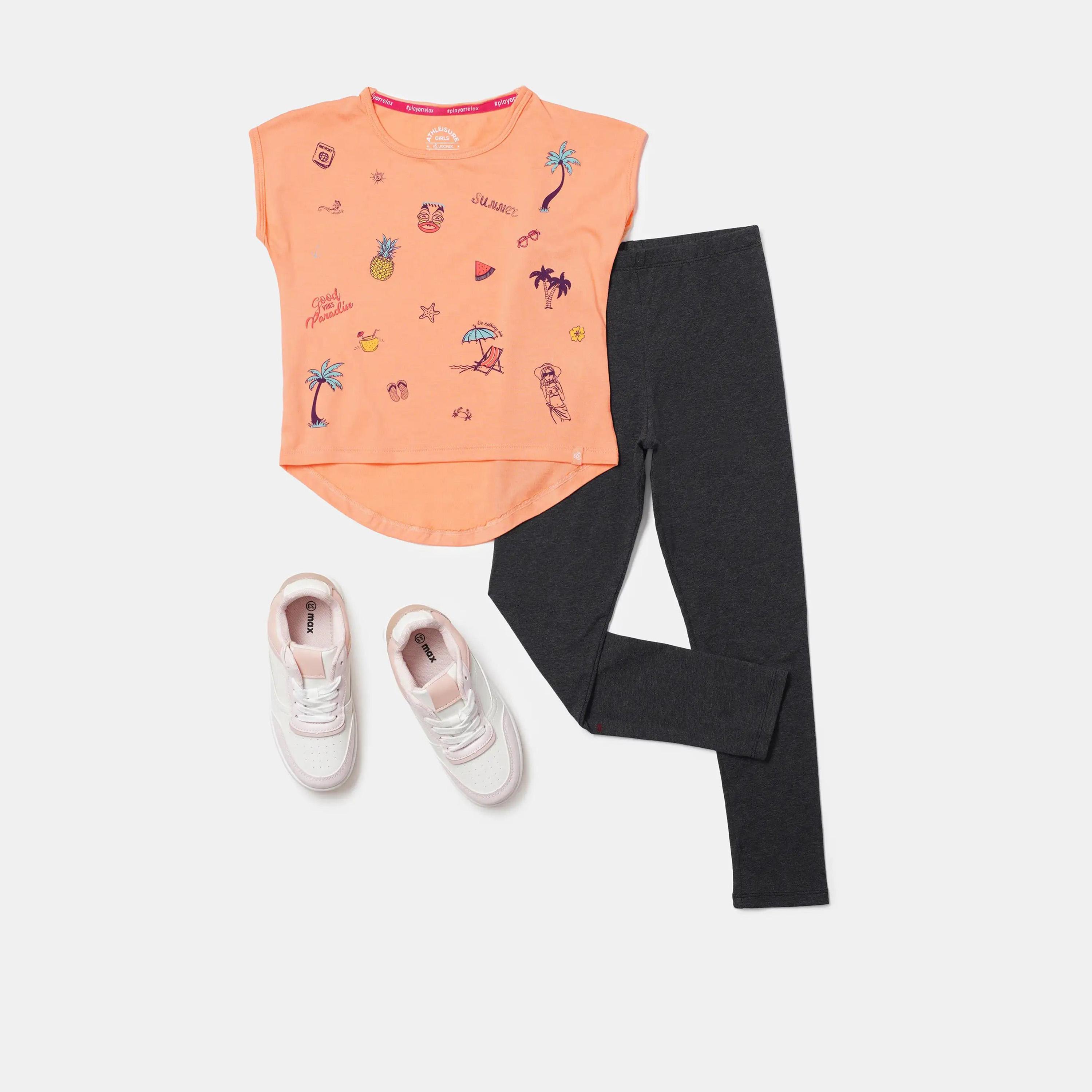 Jockey Girl's Athleisure Kids T-Shirt-girls-clothing-blousesandshirts-image-5