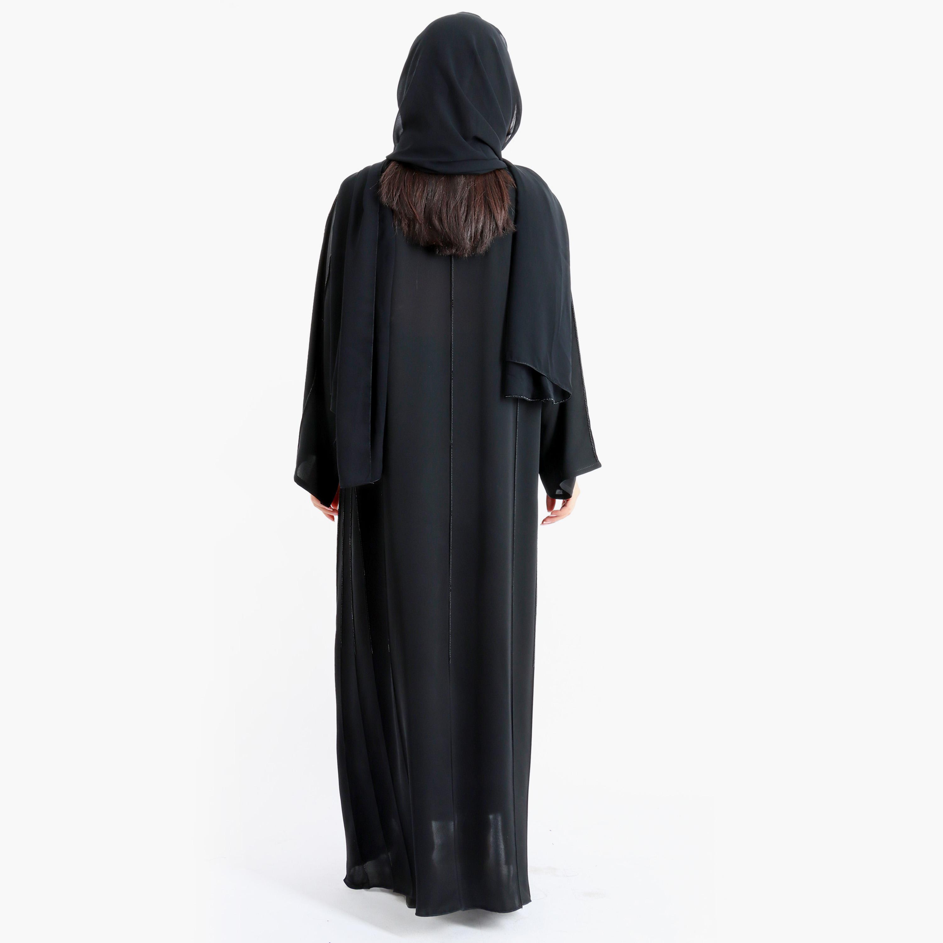 IKKXA Hand Work Abaya with Hijab-women-arabicclothing-abayas-image-4