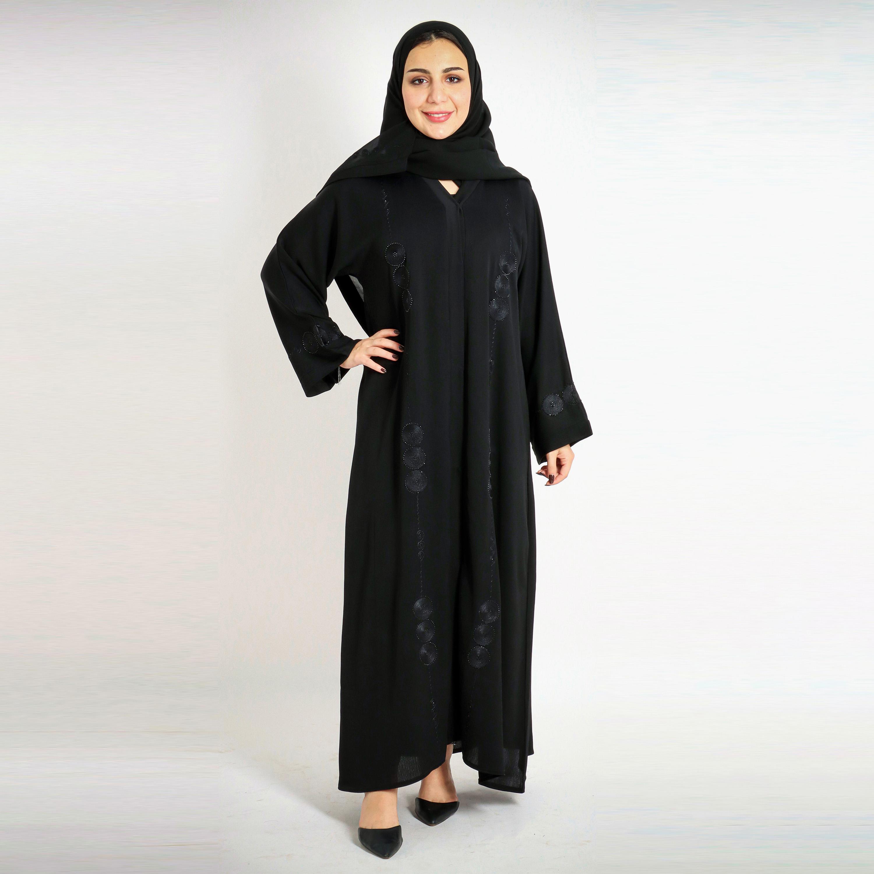 modern black abaya