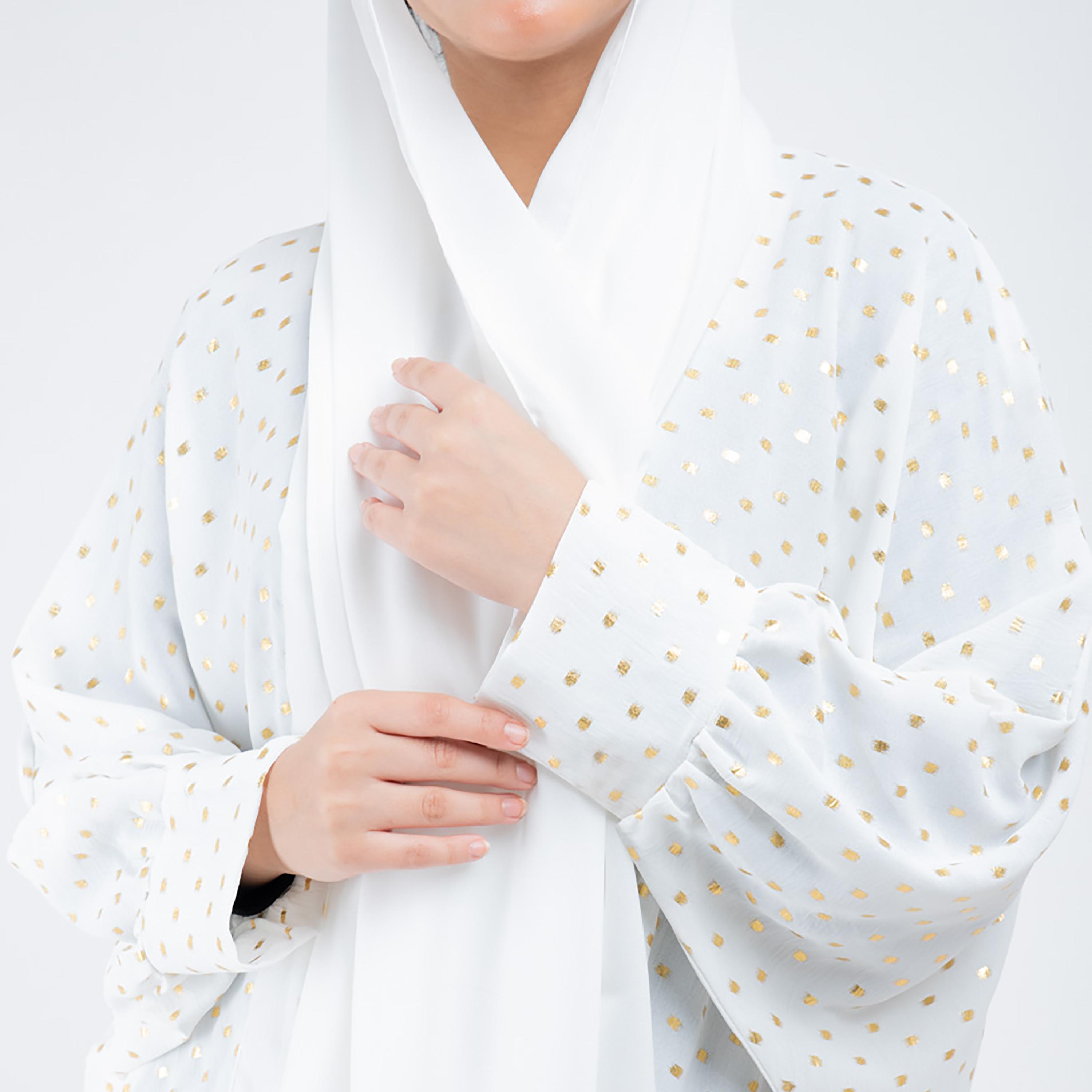 عباية مطبوعة ذات آل اوفر مع شيلة مطابقة من إيككسا-women-arabicclothing-abayas-image-30