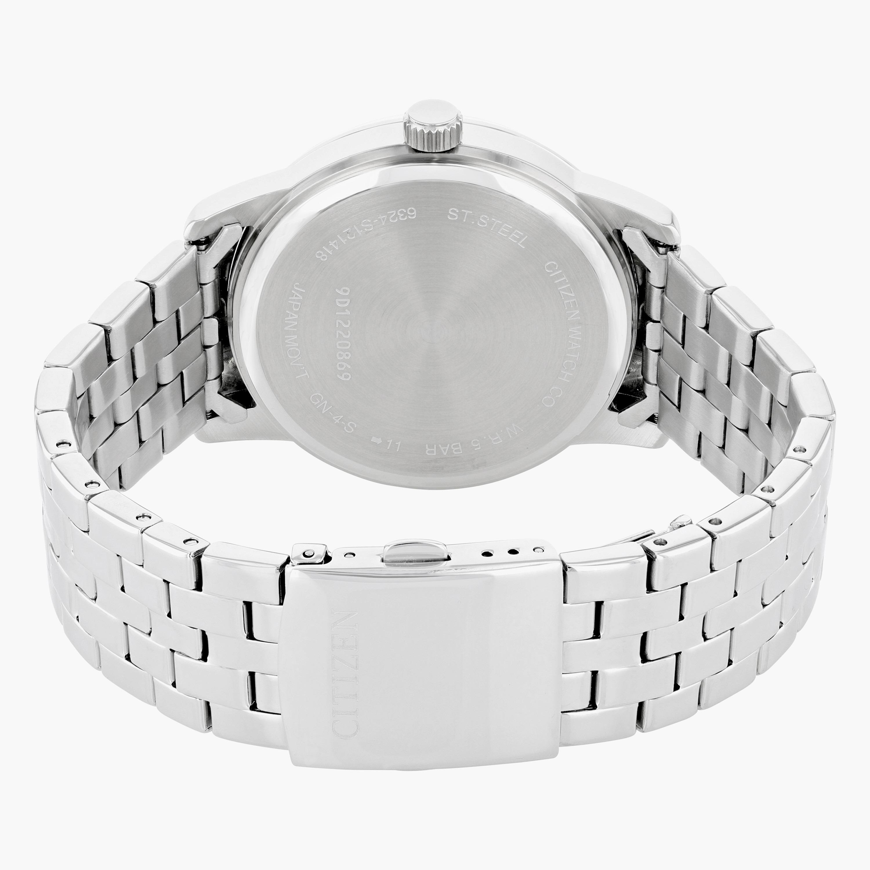 Citizen Men's Silver Analog Moon Phase Metal Strap Watch AK5000 54A-men-watchesandjewellery-watches-image-2
