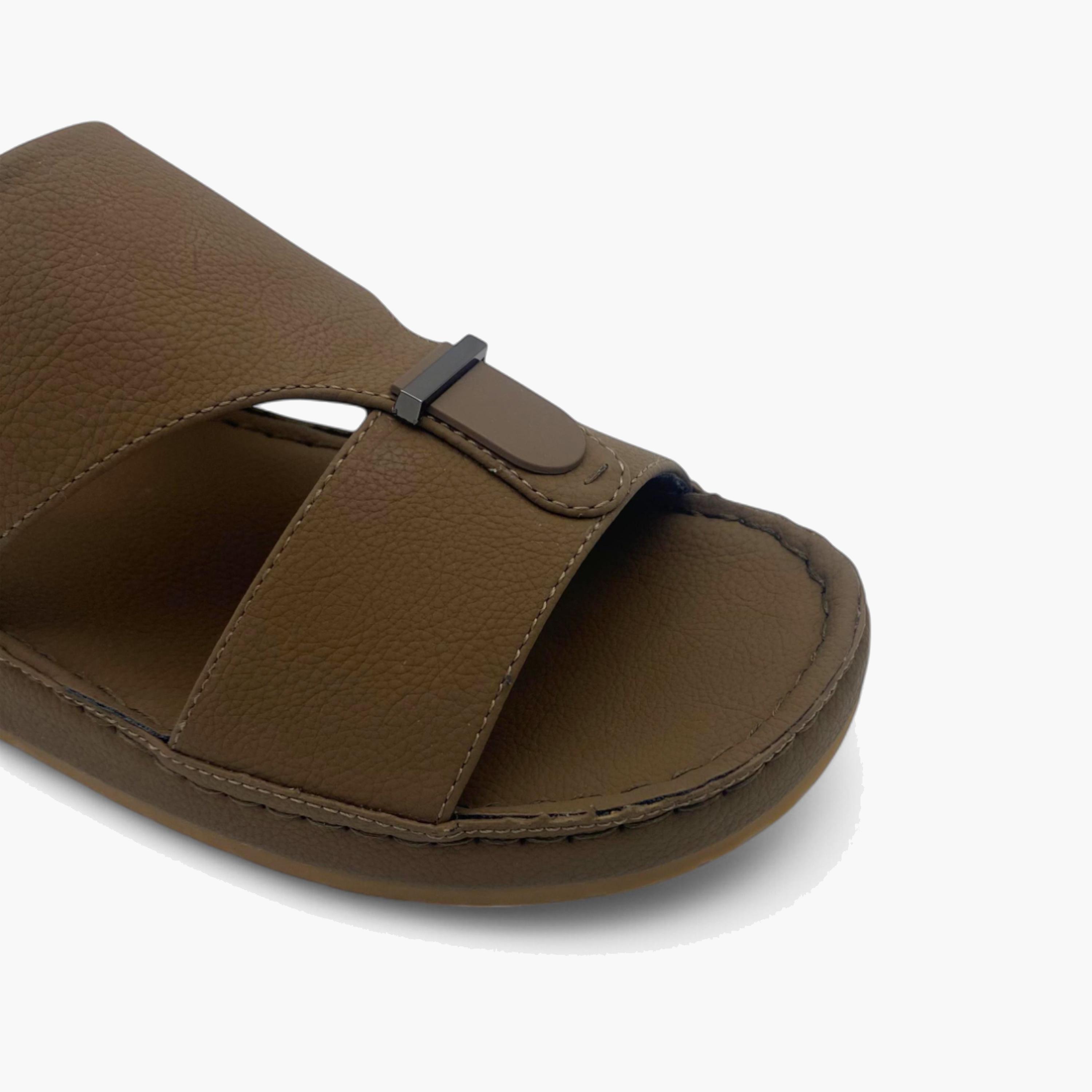 Al Fanoos Men's Slip-On Velvet Bliss Arabic Sandals | AL2502091-men-shoes-sandals-image-2