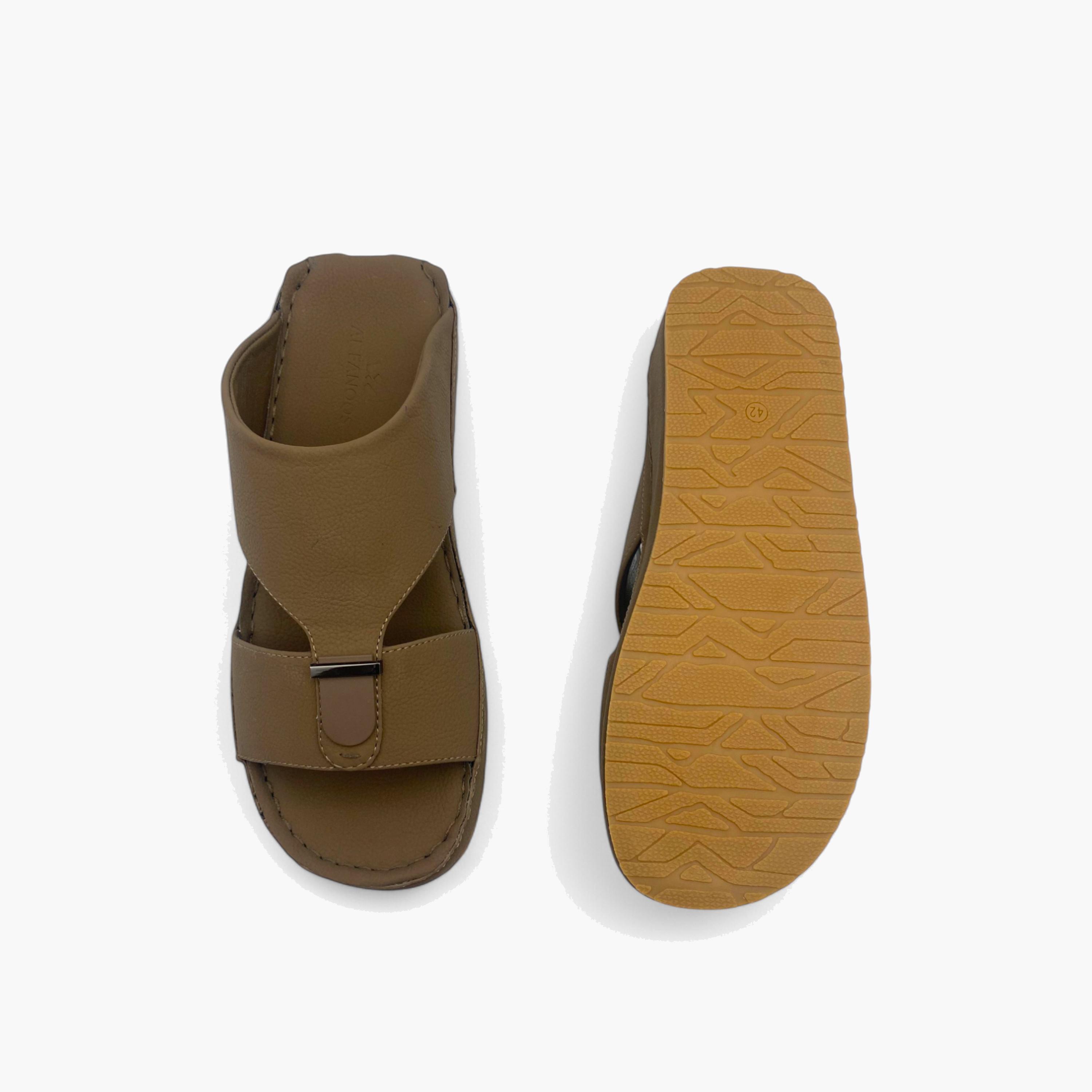 Al Fanoos Men's Slip-On Velvet Bliss Arabic Sandals | AL2502091-men-shoes-sandals-image-5