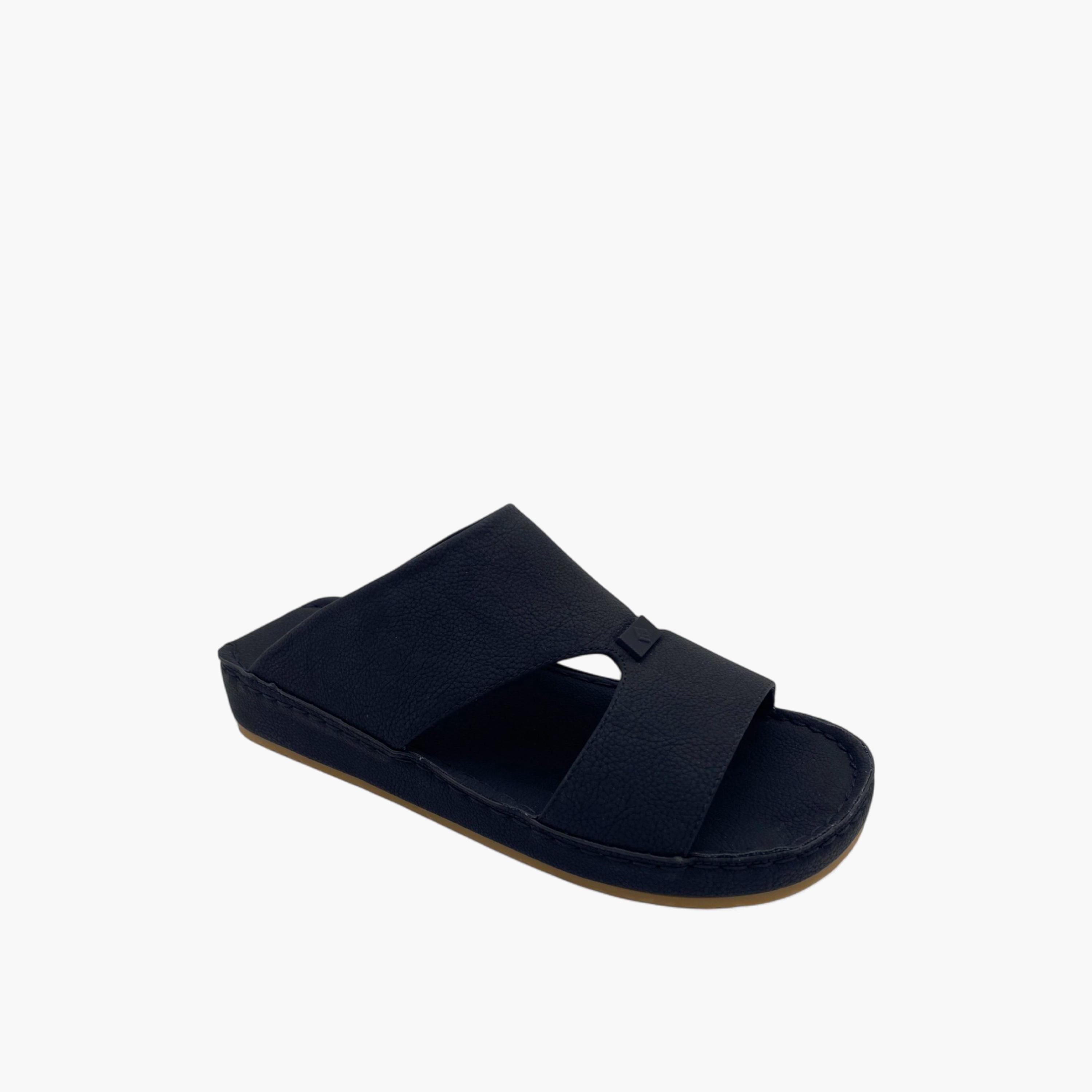 الفانوس- صندل عربي مخملي للرجال سهل الإرتداء | AL2502092-men-shoes-sandals-image-1