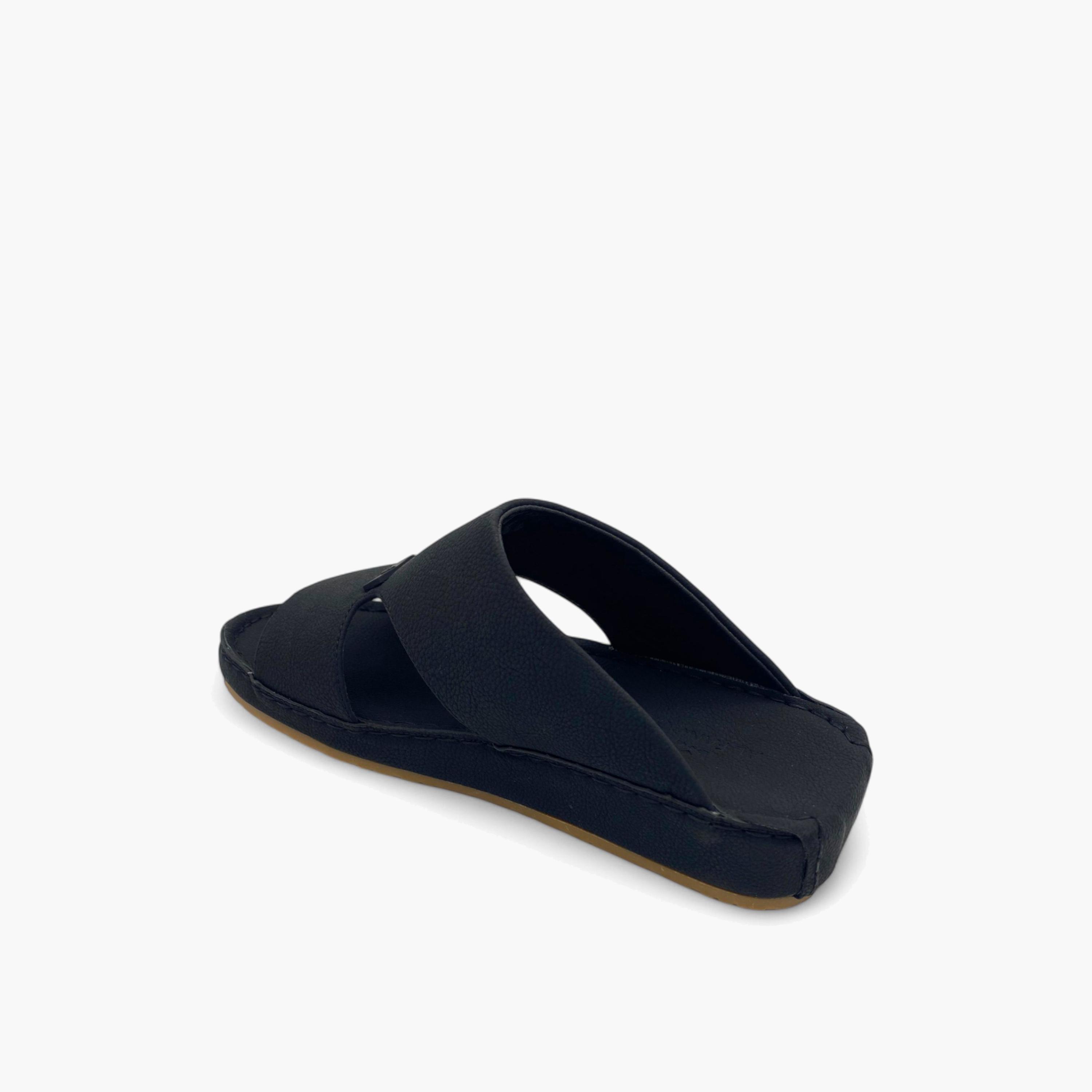الفانوس- صندل عربي مخملي للرجال سهل الإرتداء | AL2502092-men-shoes-sandals-image-4