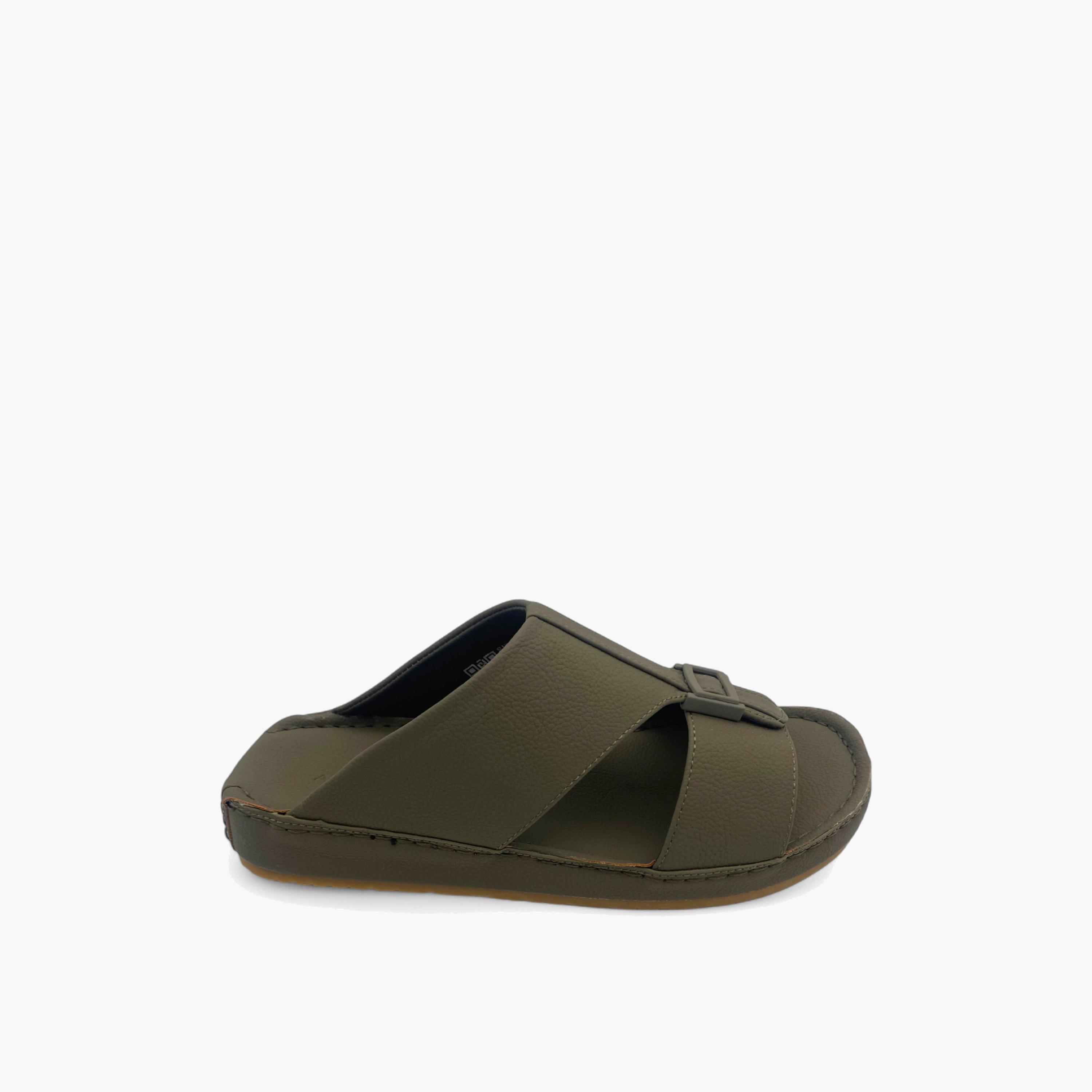الفانوس- صندل عربي مخملي للرجال سهل الإرتداء | AL2502093-men-shoes-sandals-image-3