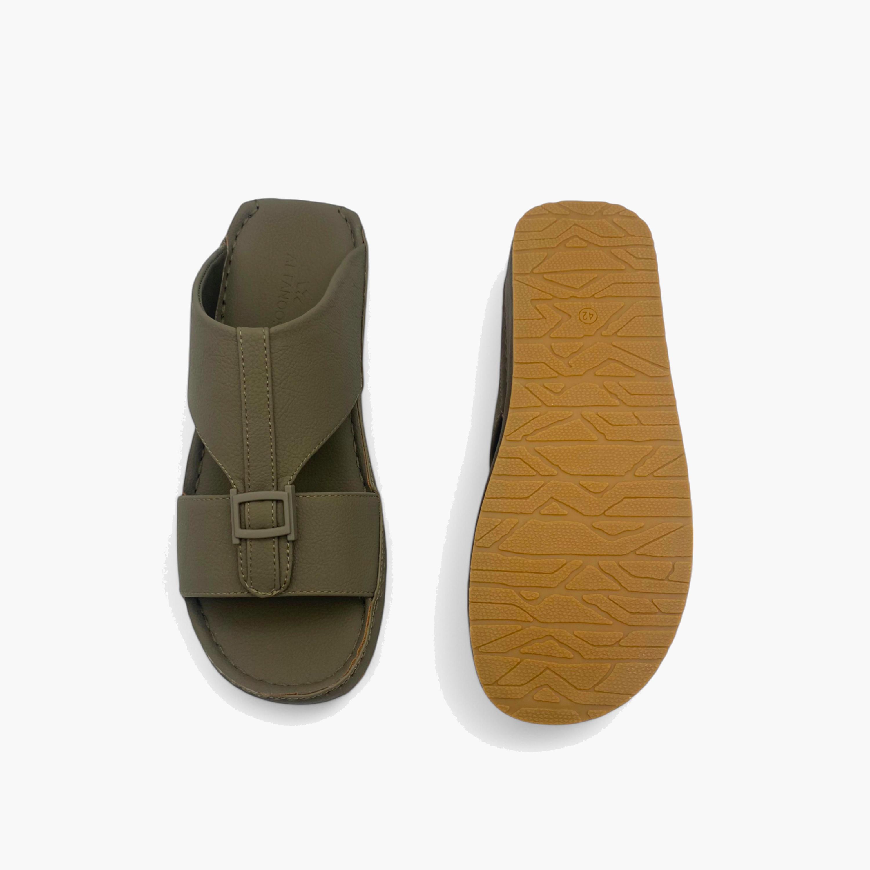 الفانوس- صندل عربي مخملي للرجال سهل الإرتداء | AL2502093-men-shoes-sandals-image-5