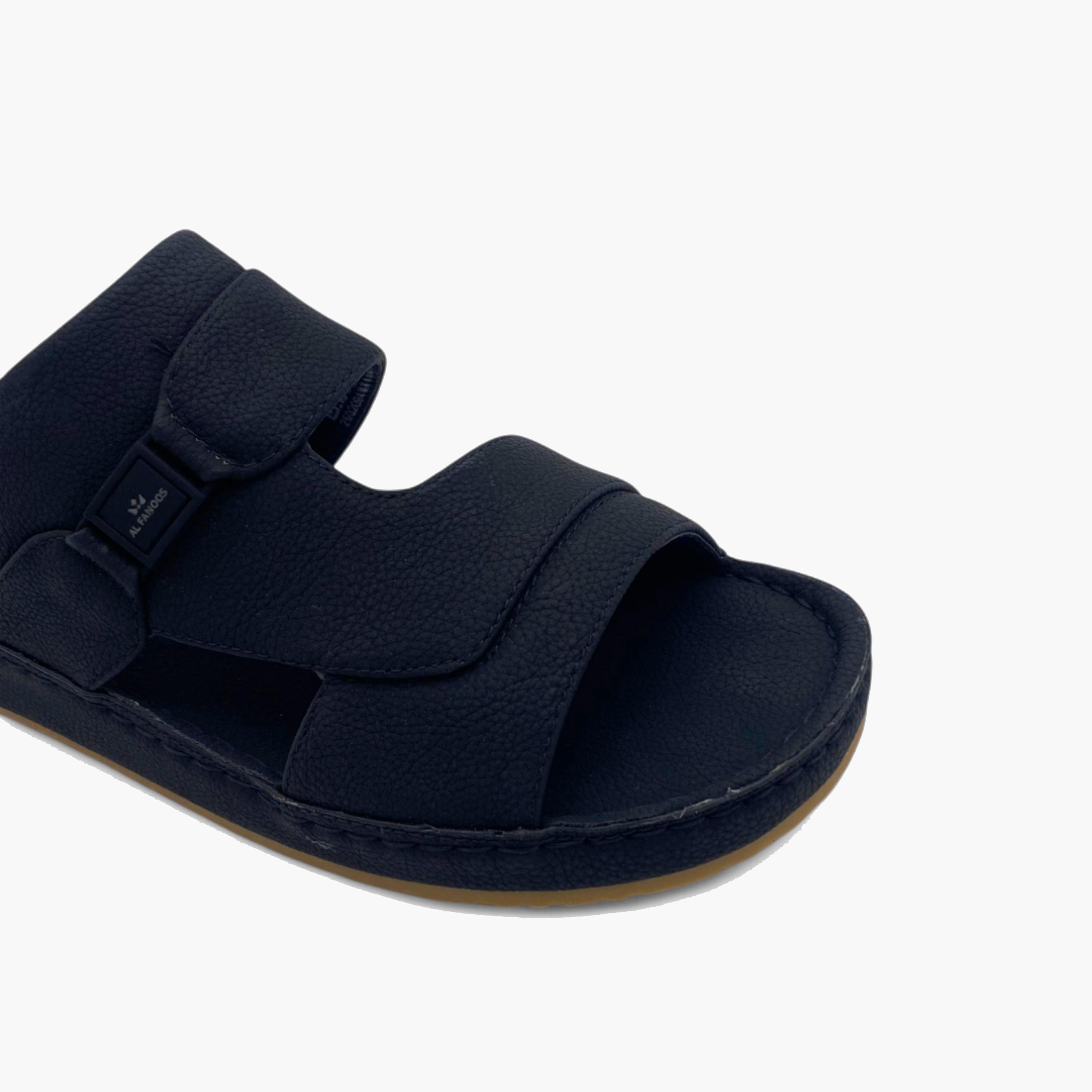 الفانوس- صندل عربي مخملي للرجال سهل الإرتداء | AL2502094-men-shoes-sandals-image-2