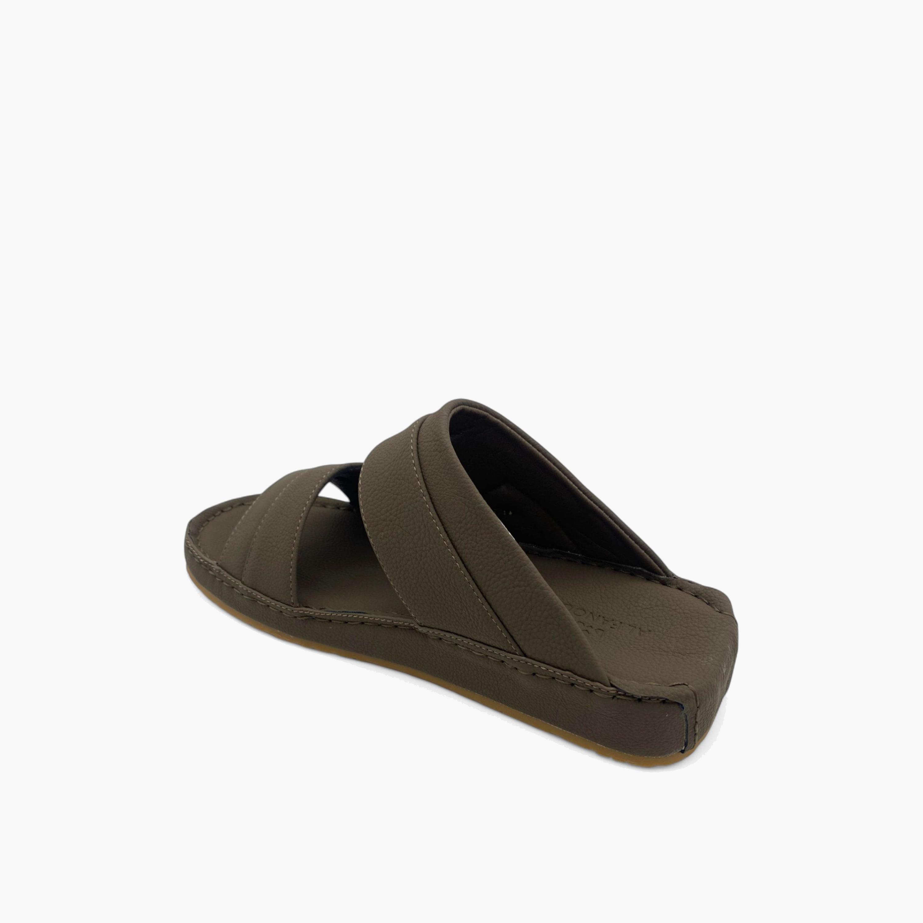 الفانوس- صندل عربي مخملي للرجال سهل الإرتداء | AL2502094-men-shoes-sandals-image-4
