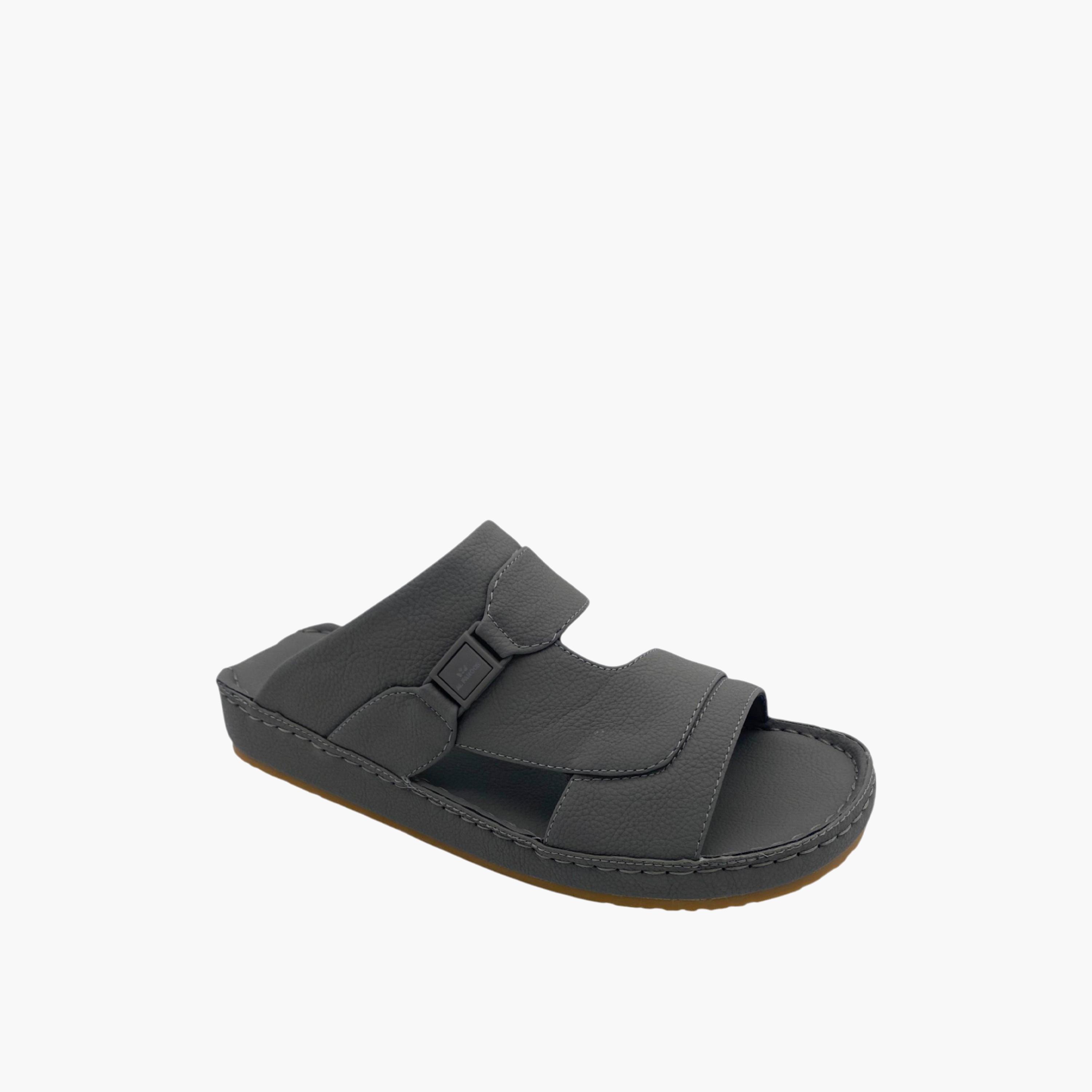 الفانوس- صندل عربي مخملي للرجال سهل الإرتداء | AL2502094-men-shoes-sandals-image-1