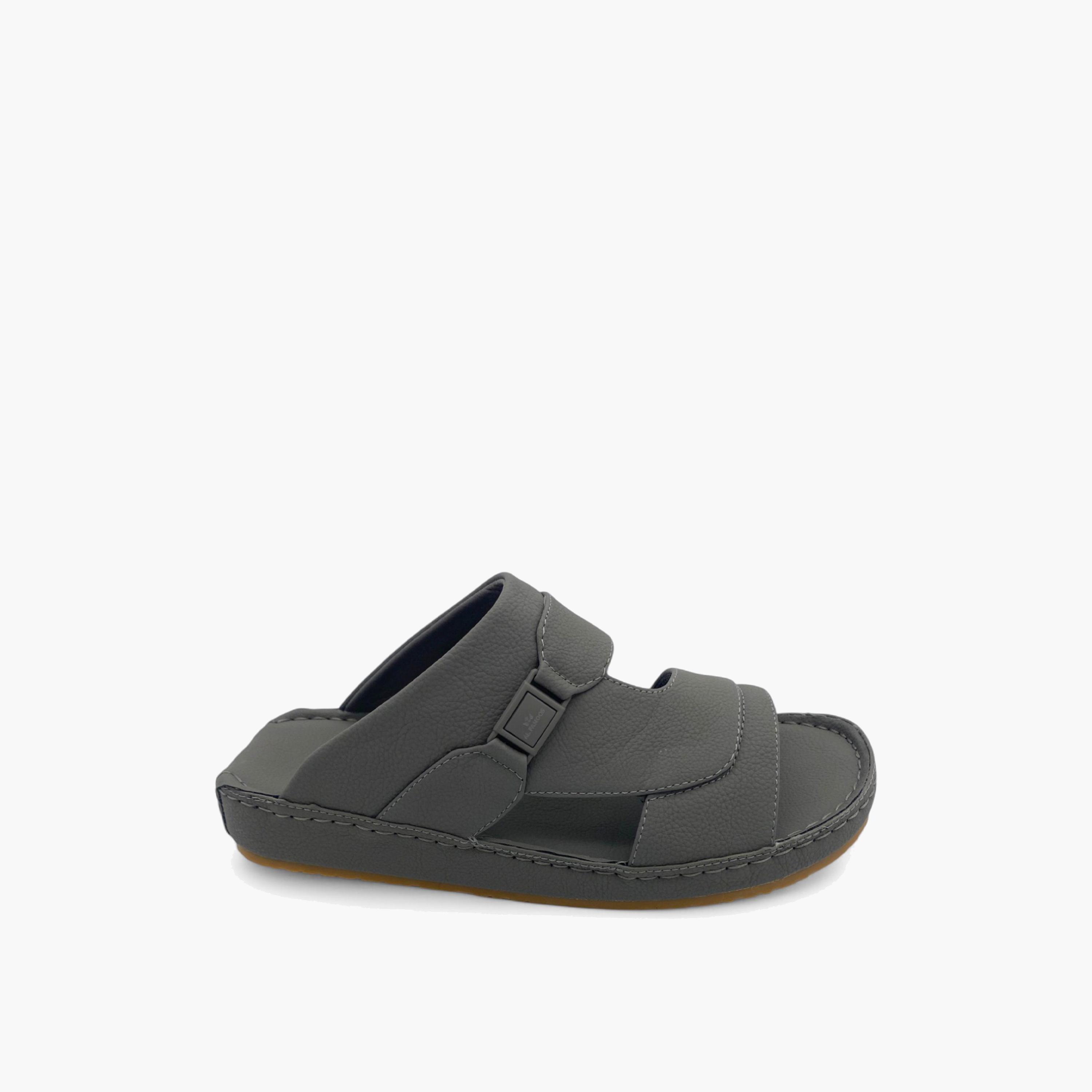 الفانوس- صندل عربي مخملي للرجال سهل الإرتداء | AL2502094-men-shoes-sandals-image-3