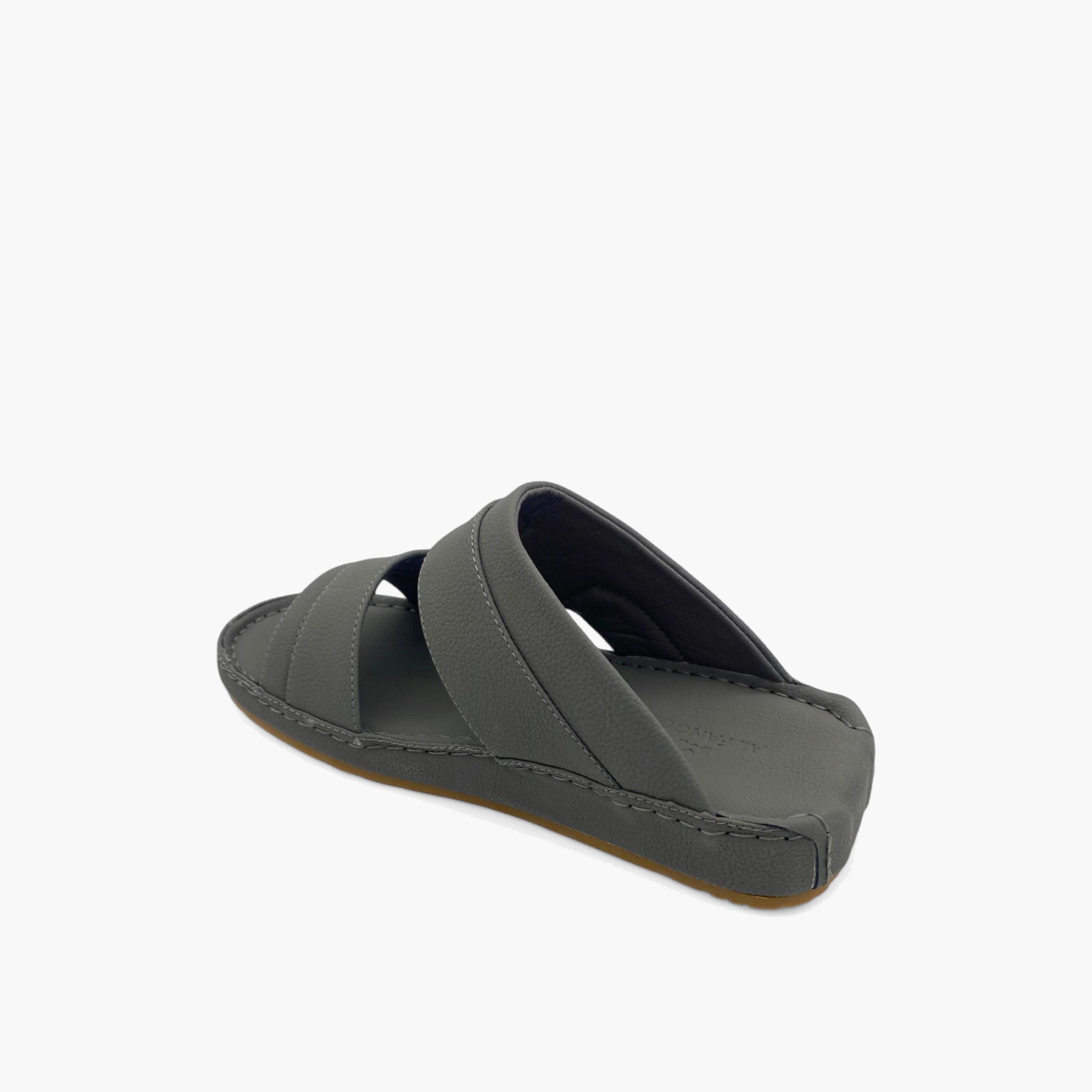 الفانوس- صندل عربي مخملي للرجال سهل الإرتداء | AL2502094-men-shoes-sandals-image-4