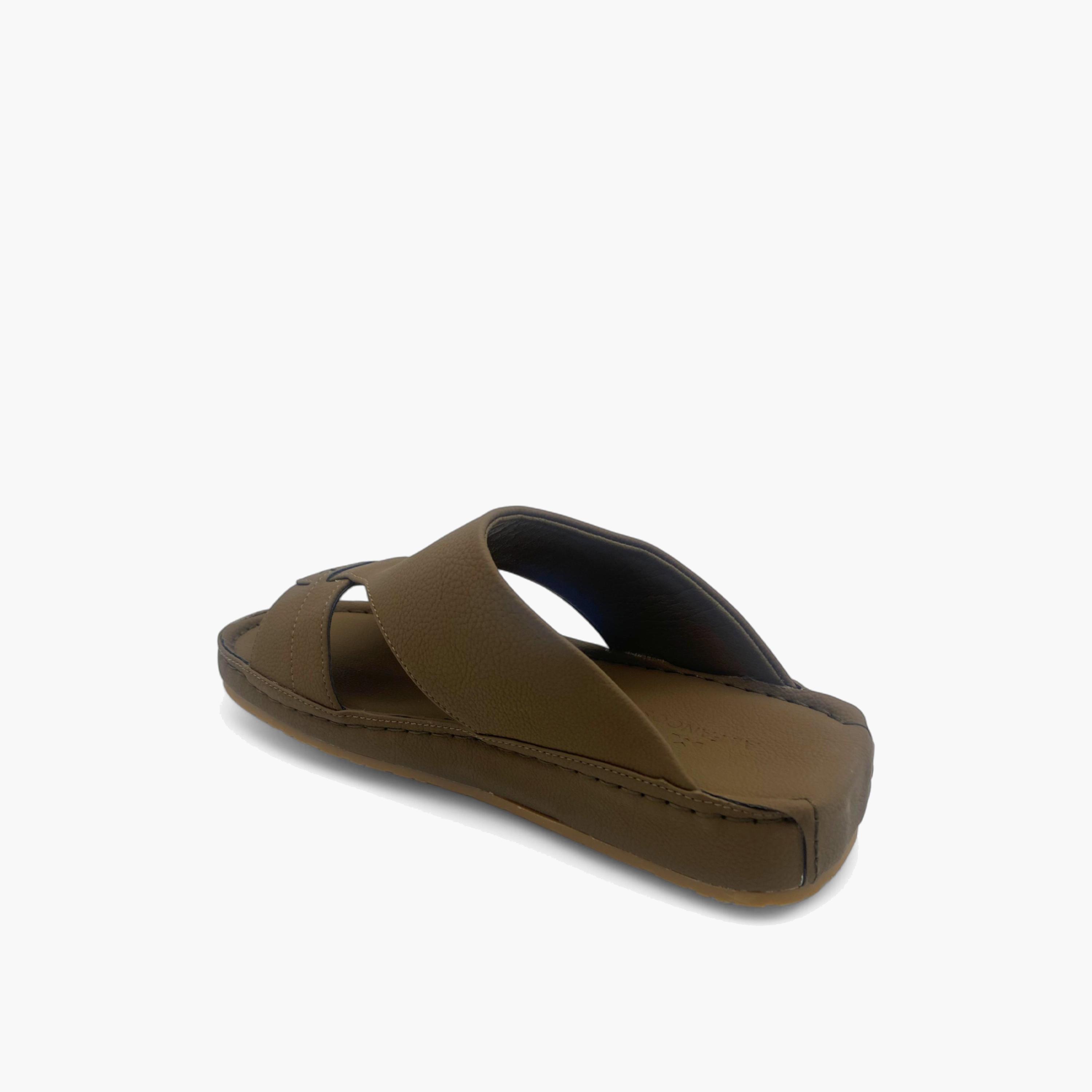 الفانوس- صندل عربي مخملي للرجال سهل الإرتداء | AL2502096-men-shoes-sandals-image-4