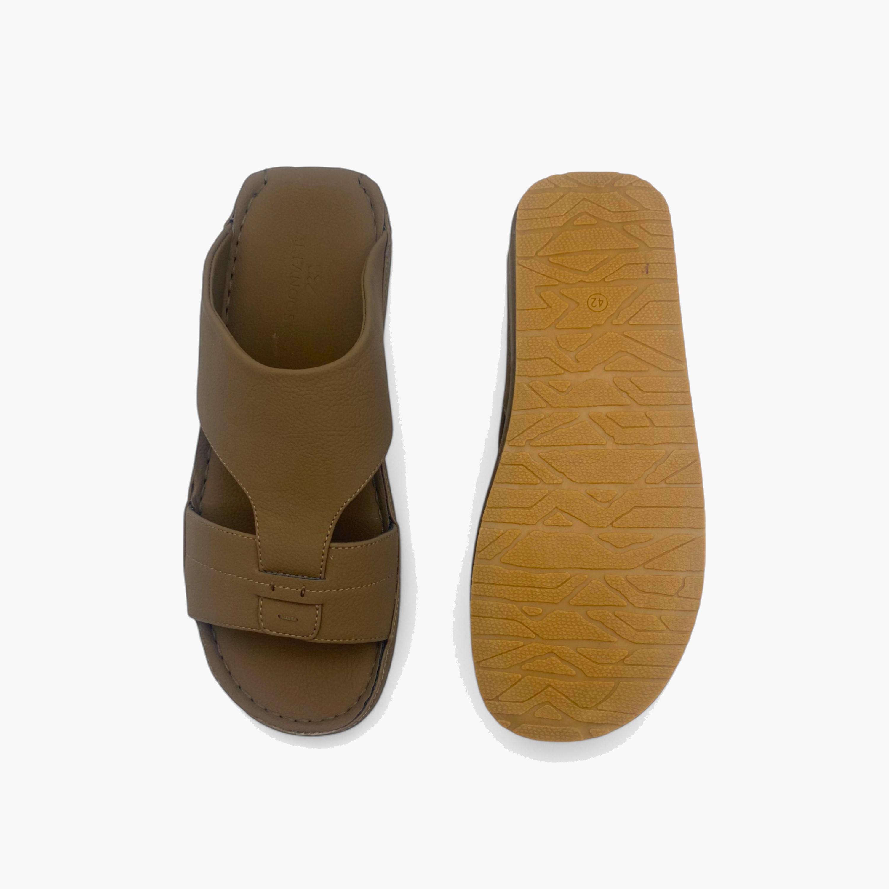 الفانوس- صندل عربي مخملي للرجال سهل الإرتداء | AL2502096-men-shoes-sandals-image-5