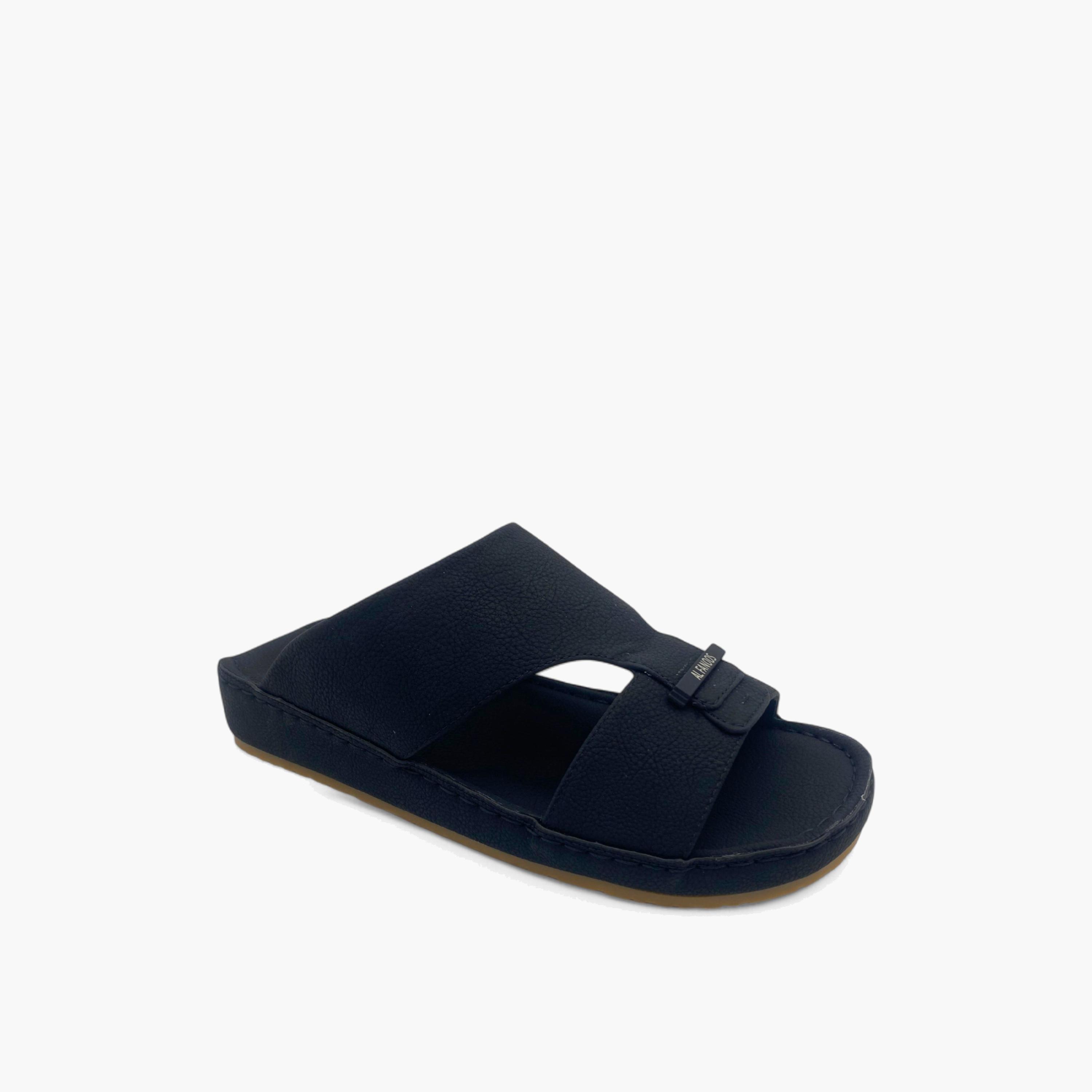 الفانوس- صندل عربي مخملي للرجال سهل الإرتداء | AL2502097-men-shoes-sandals-image-1