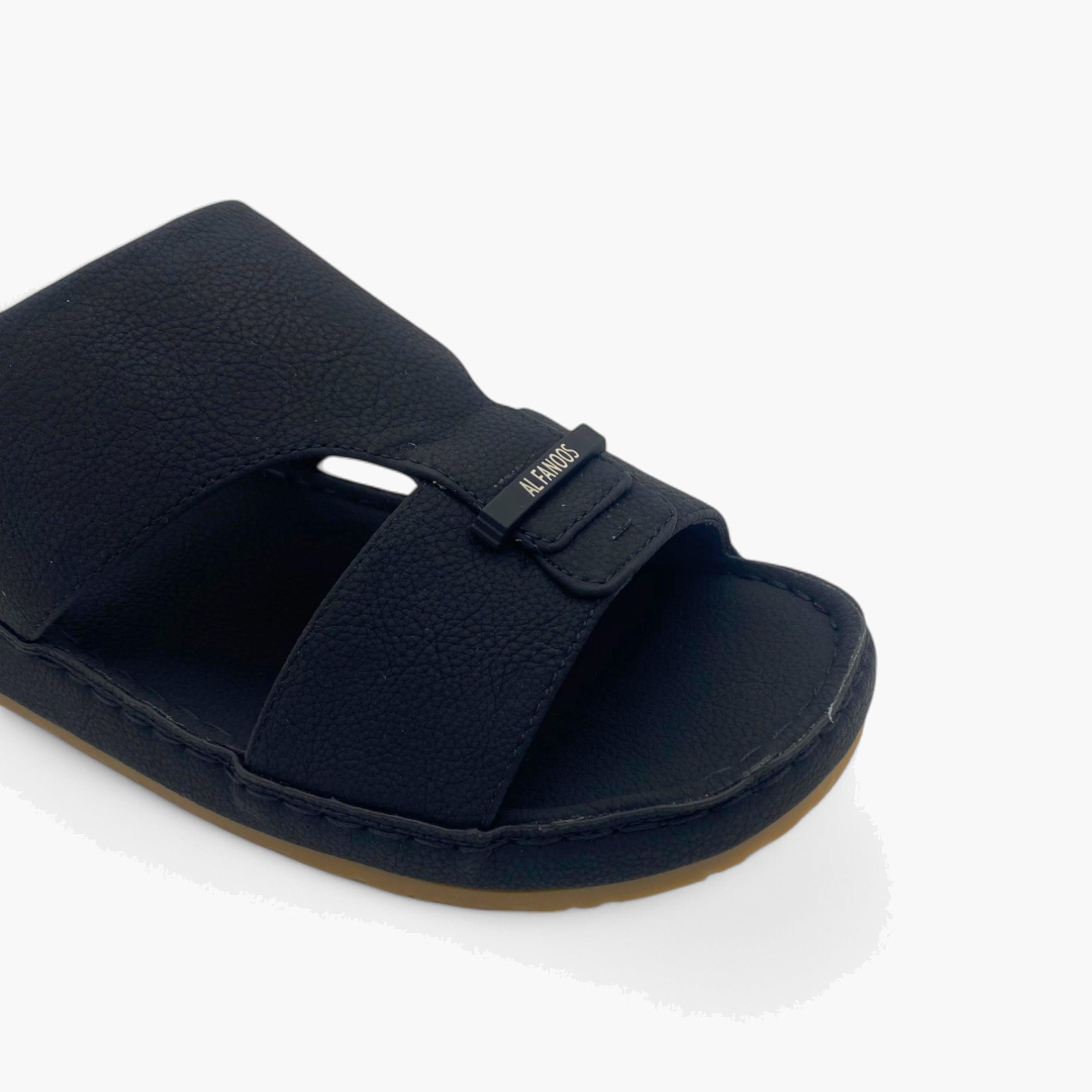 الفانوس- صندل عربي مخملي للرجال سهل الإرتداء | AL2502097-men-shoes-sandals-image-2