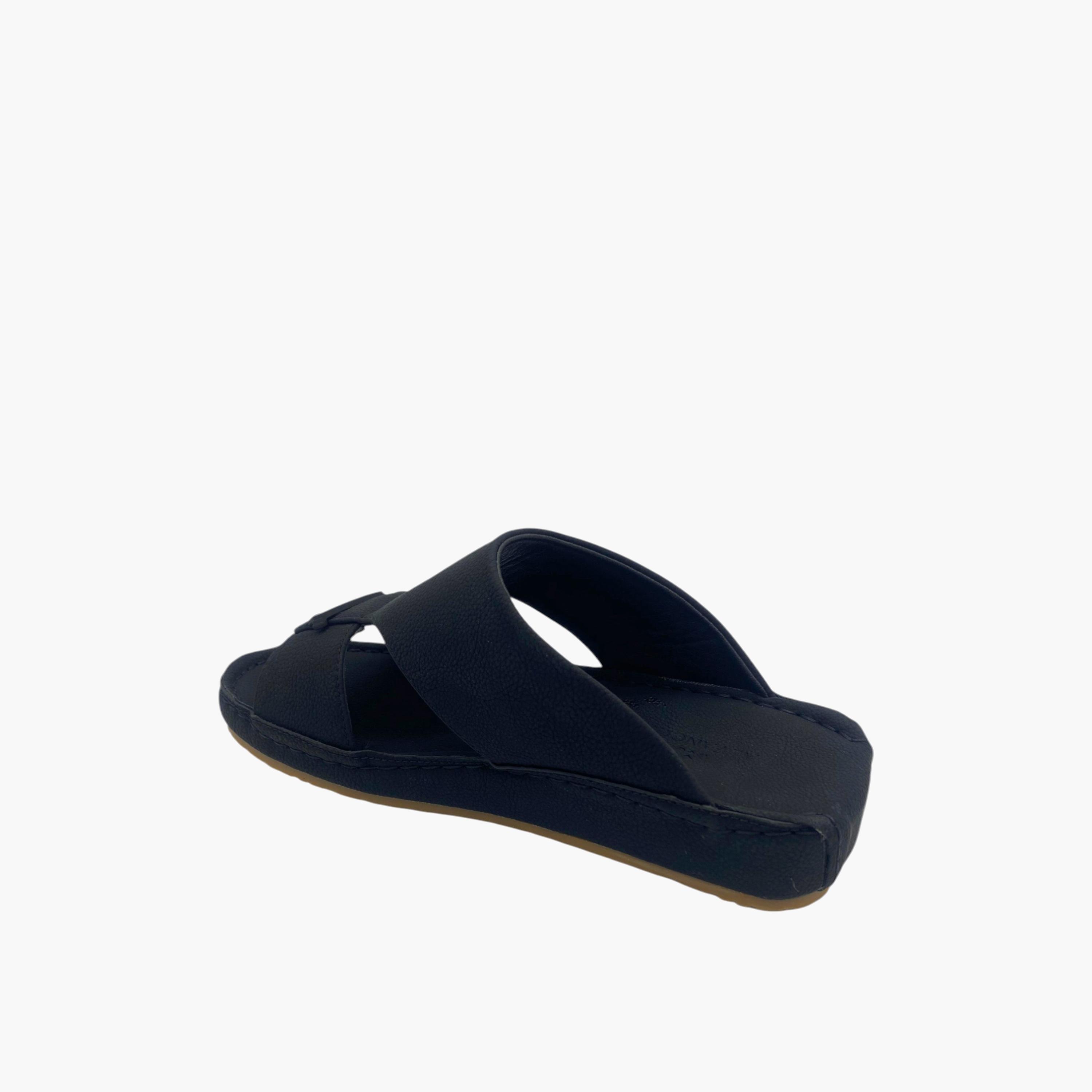 الفانوس- صندل عربي مخملي للرجال سهل الإرتداء | AL2502097-men-shoes-sandals-image-4