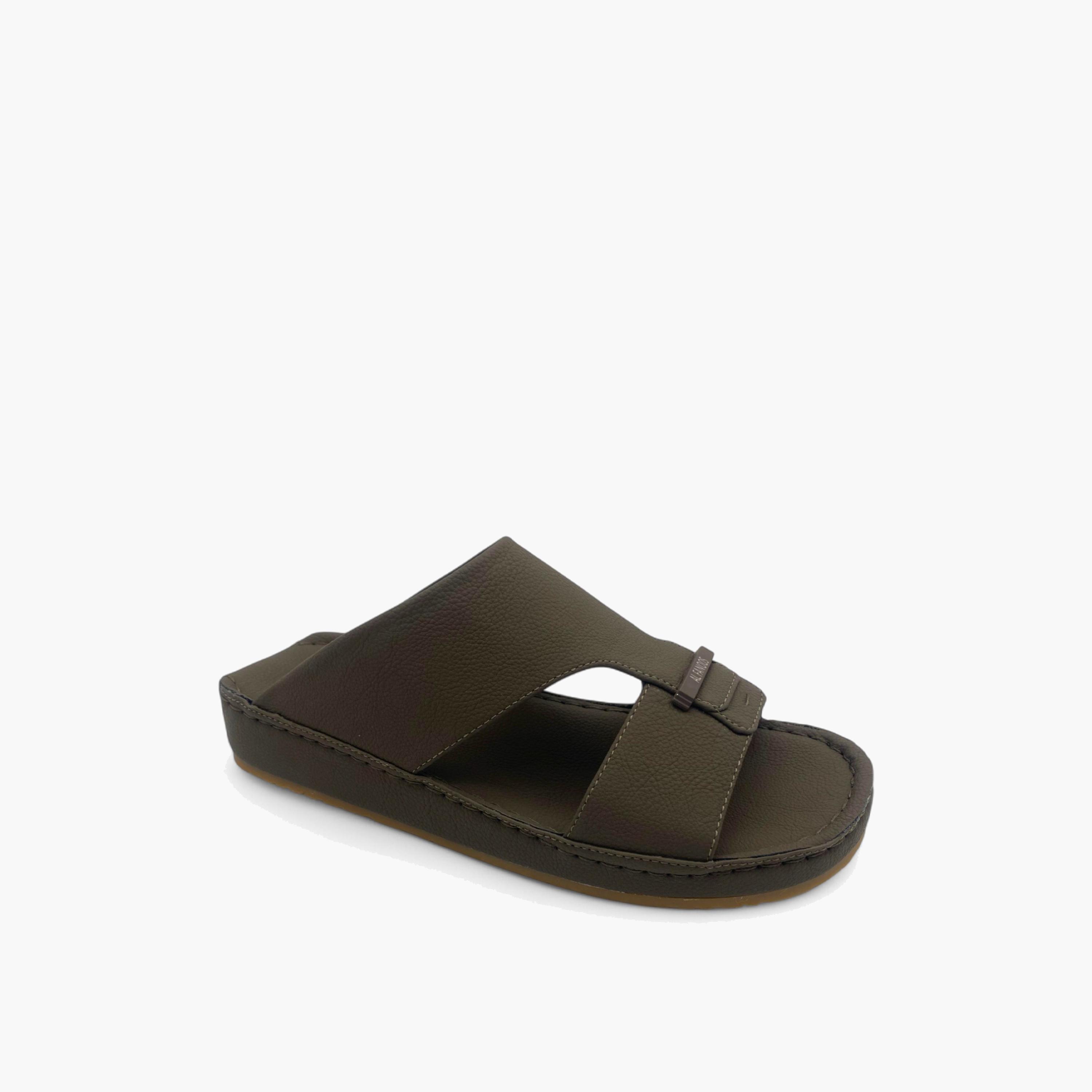 الفانوس- صندل عربي مخملي للرجال سهل الإرتداء | AL2502097-men-shoes-sandals-image-1