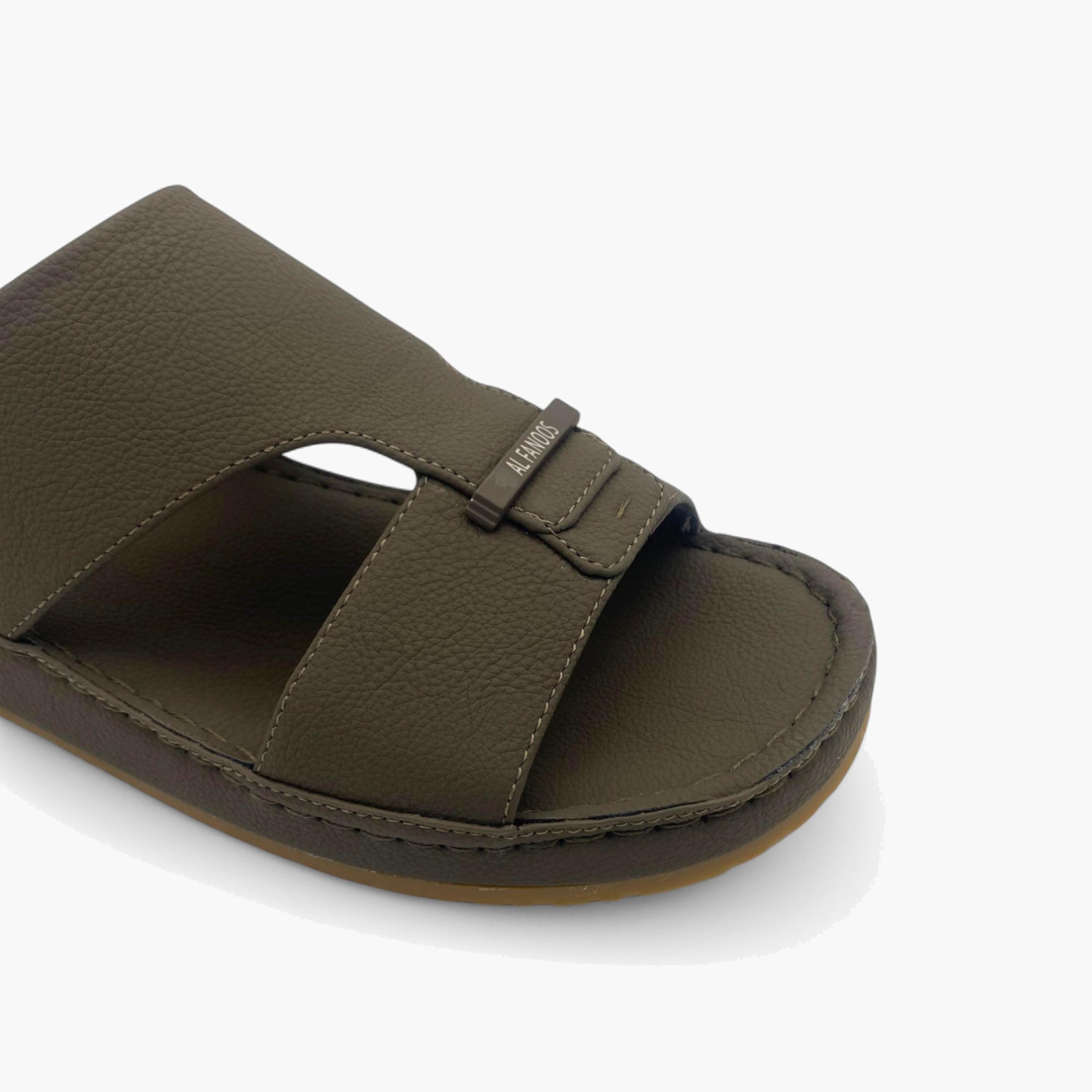 الفانوس- صندل عربي مخملي للرجال سهل الإرتداء | AL2502097-men-shoes-sandals-image-2