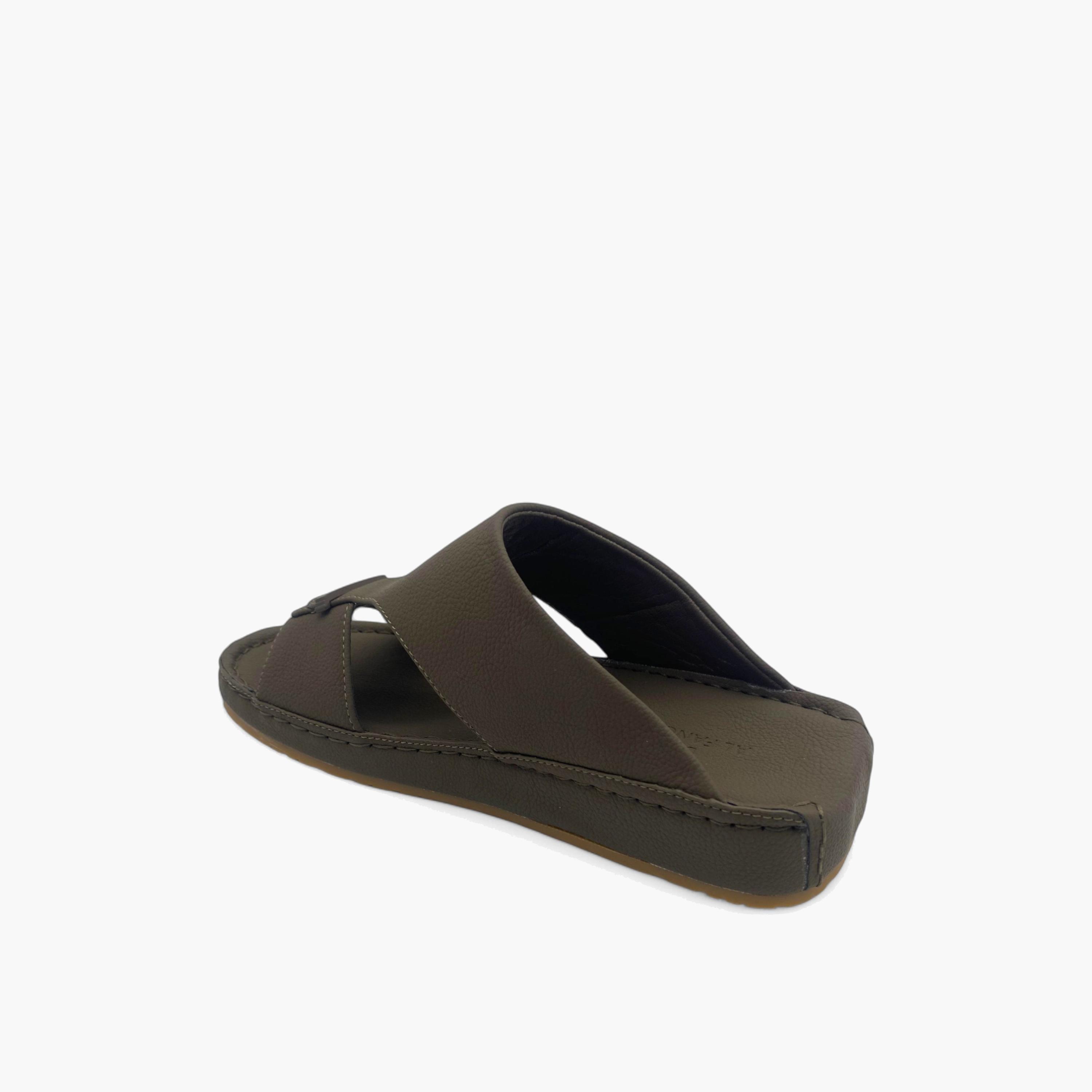 الفانوس- صندل عربي مخملي للرجال سهل الإرتداء | AL2502097-men-shoes-sandals-image-4