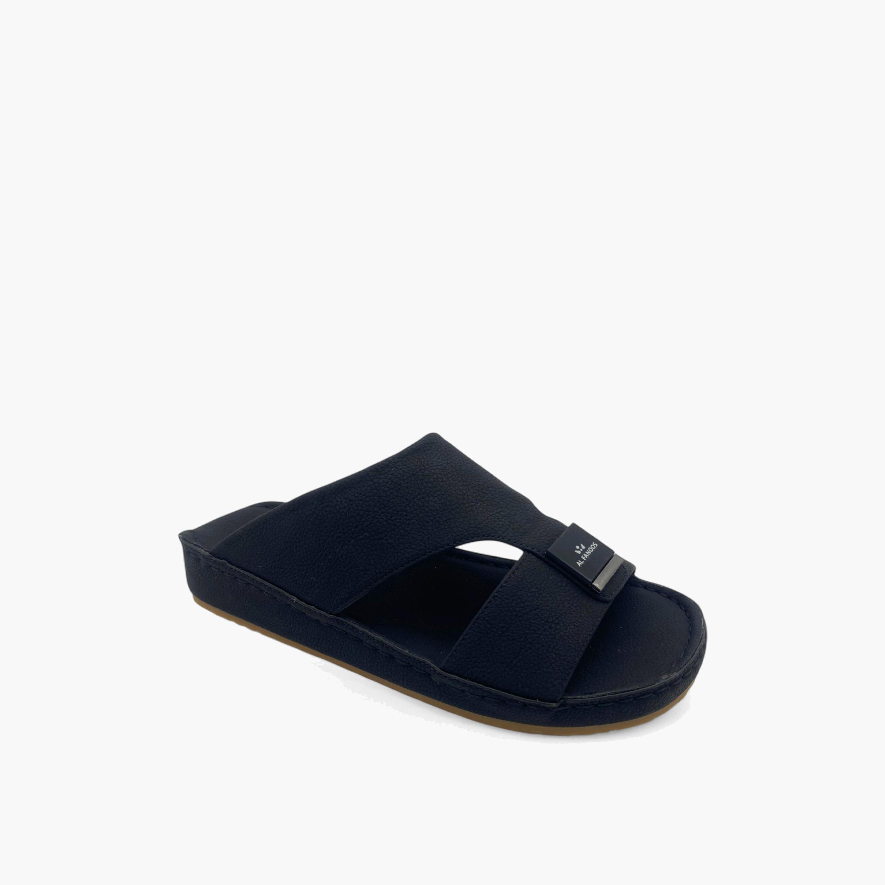 الفانوس- صندل عربي مخملي للرجال سهل الإرتداء | AL2502098-men-shoes-sandals-image-1