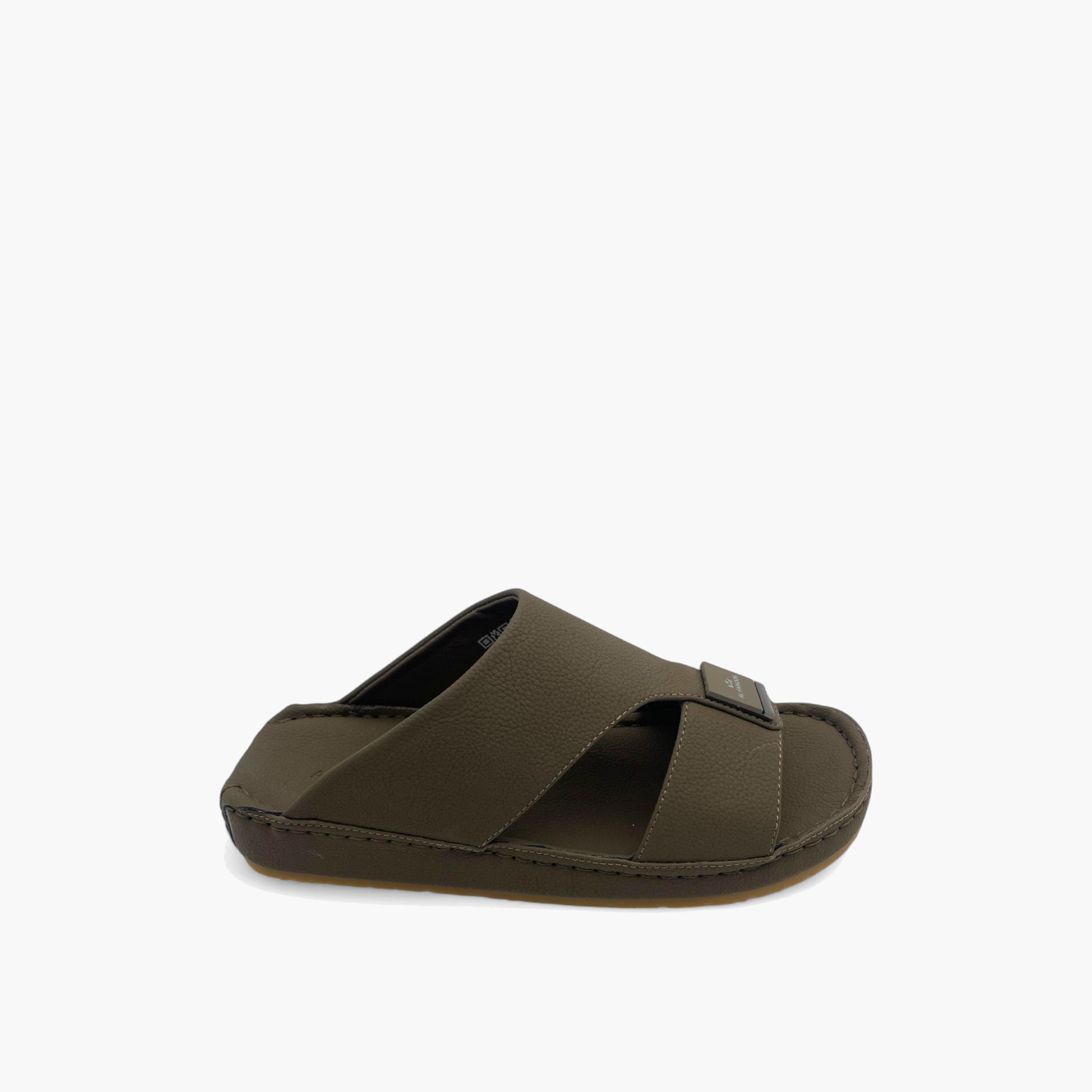 الفانوس- صندل عربي مخملي للرجال سهل الإرتداء | AL2502098-men-shoes-sandals-image-3