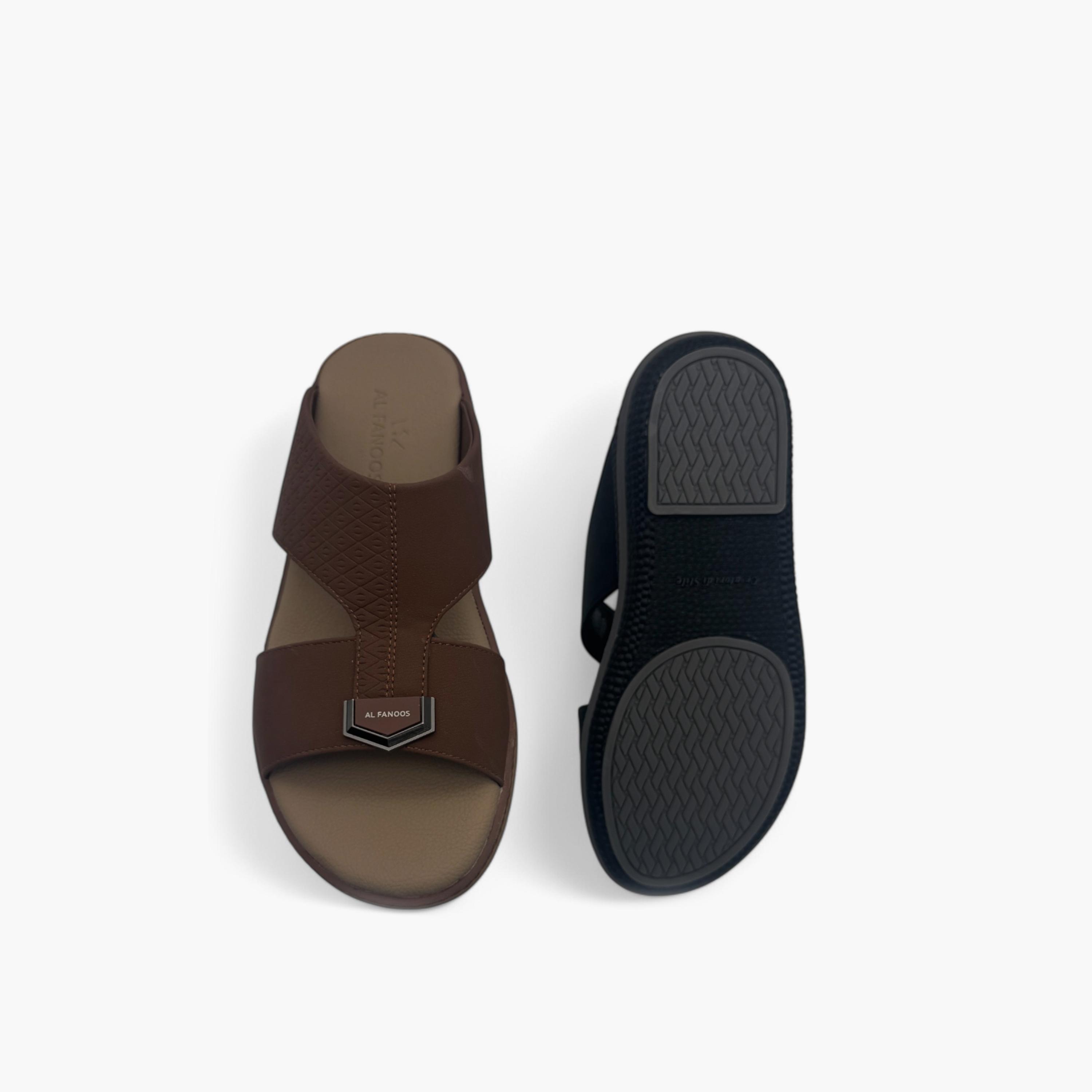 Al Fanoos Men's Royal Oasis Slip-On Arabic Slippers | ALFP-men-shoes-sandals-image-5