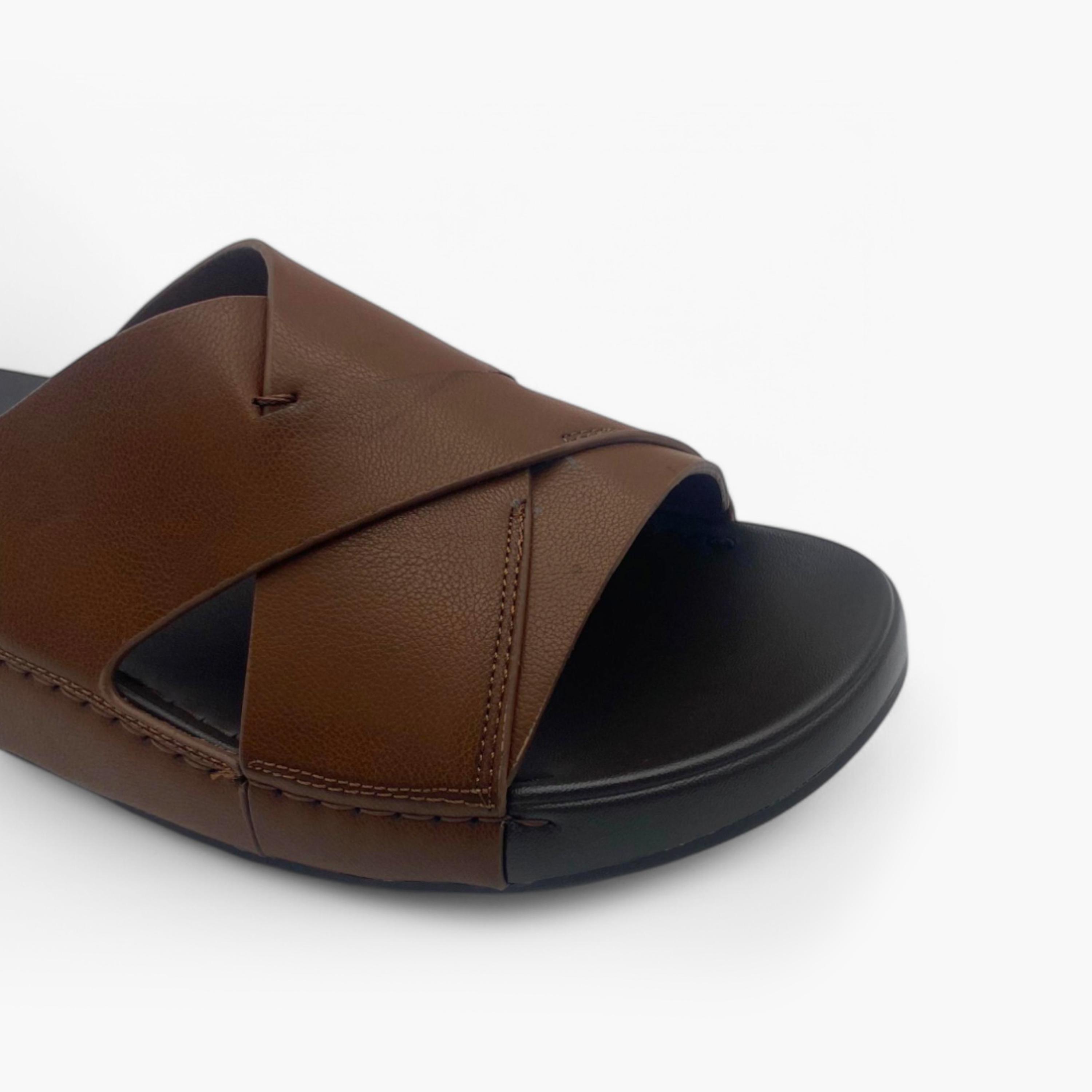 Al Fanoos Men's Slip-On Arabic Sandals | AL2502133-men-shoes-sandals-image-2