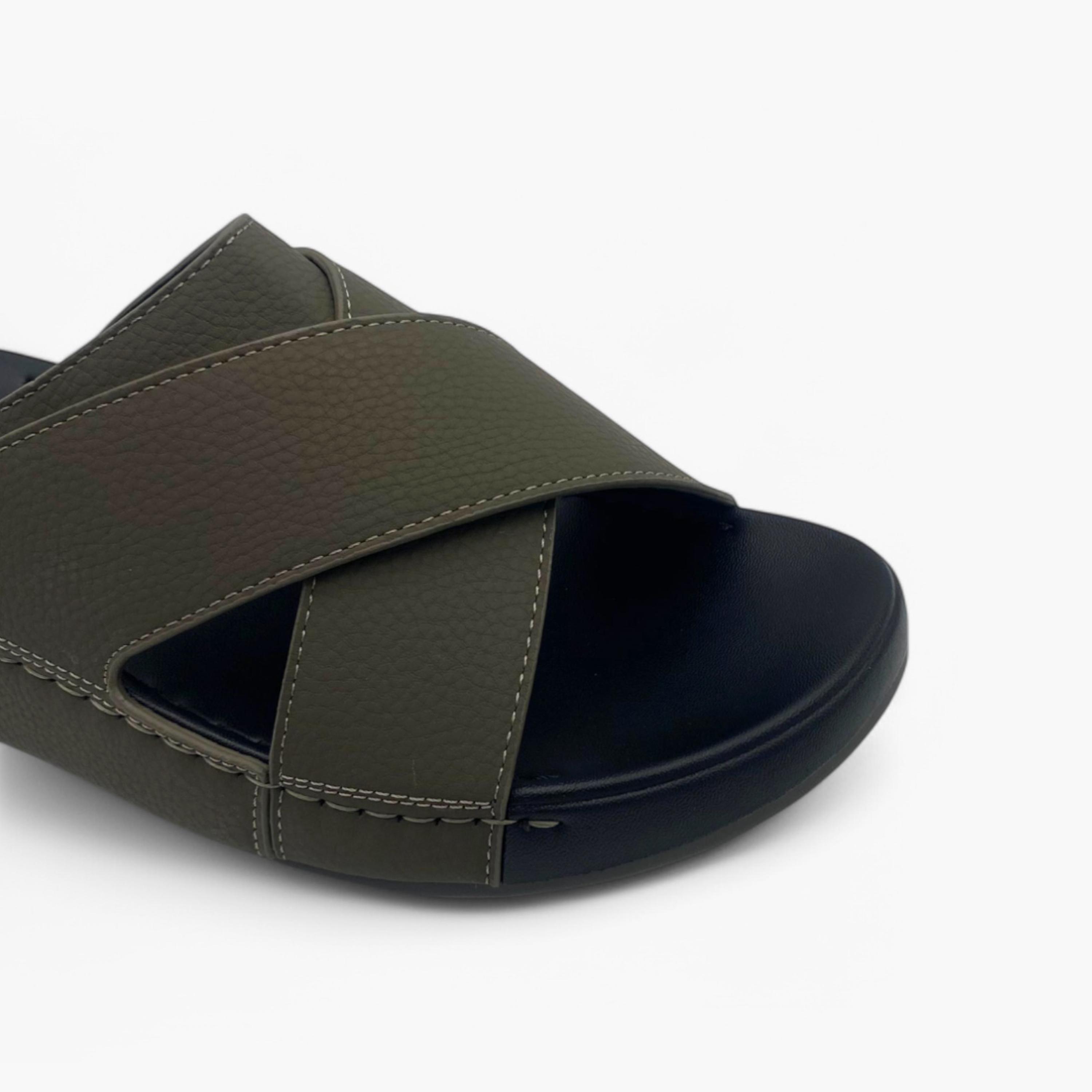 الفانوس- صندل عربي رجالي سهل الارتداء | AL2502137-men-shoes-sandals-image-2