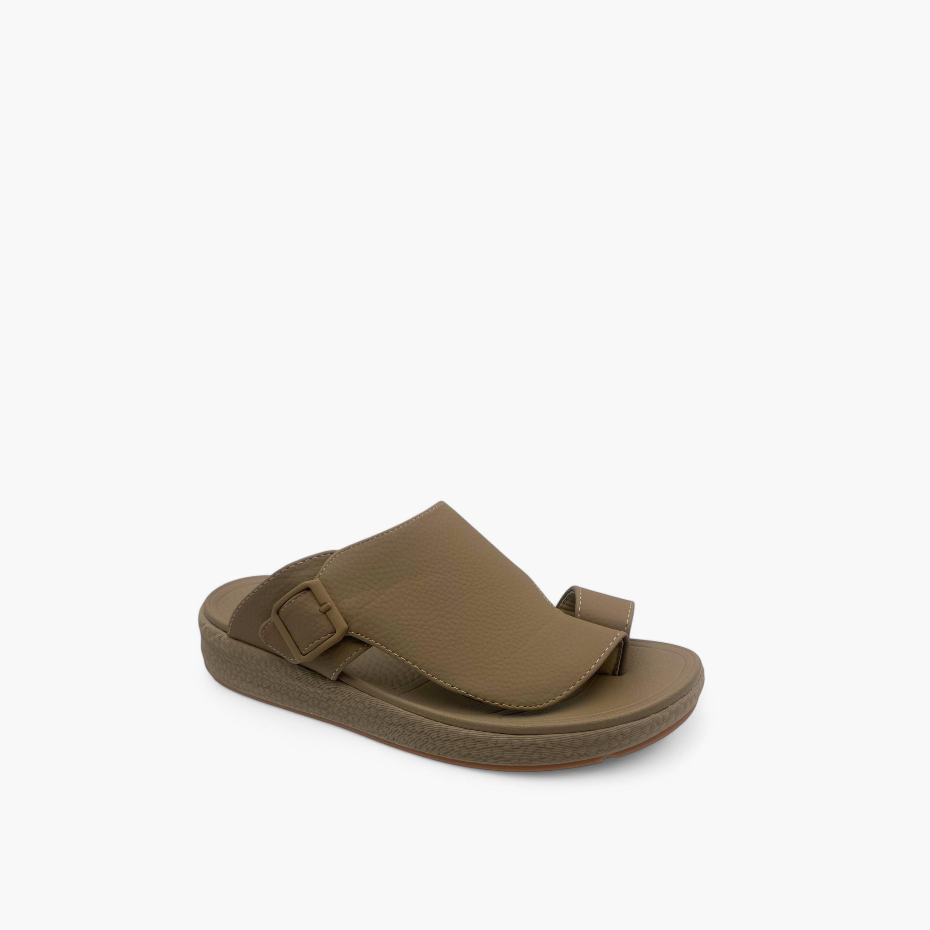 Al Fanoos Men's Elegant Slip-On Arabic Slippers-men-shoes-sandals-image-1