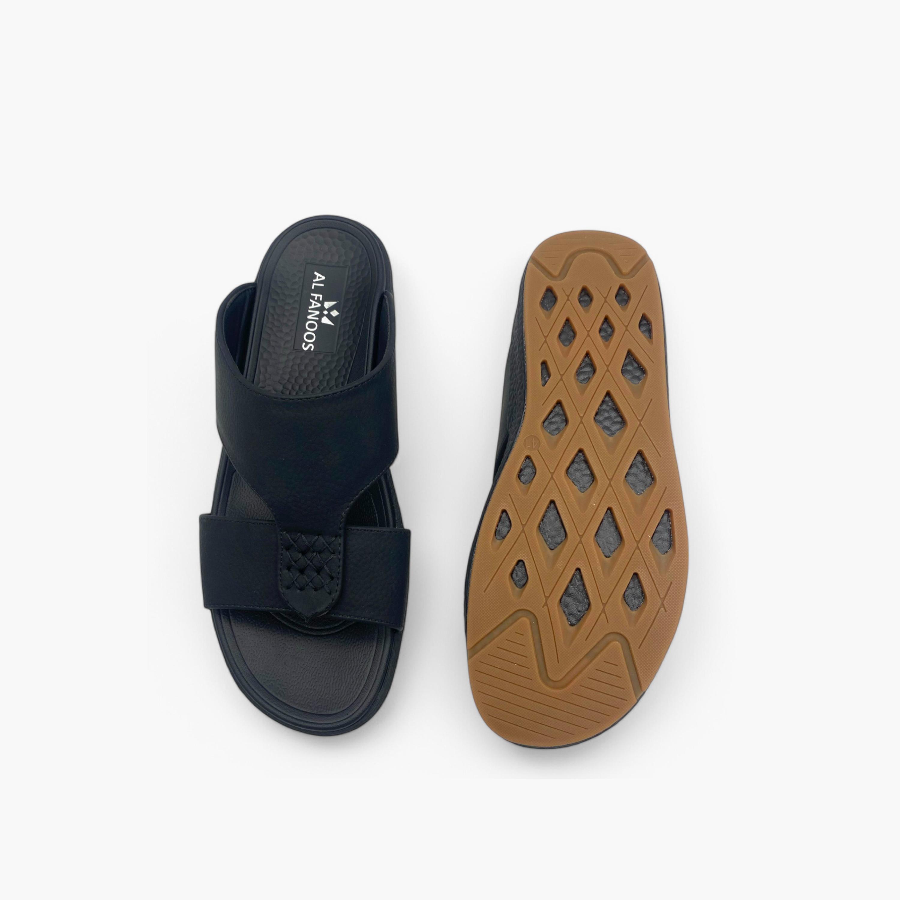 Al Fanoos Men's Elegant Slip-On Arabic Slippers-men-shoes-sandals-image-5