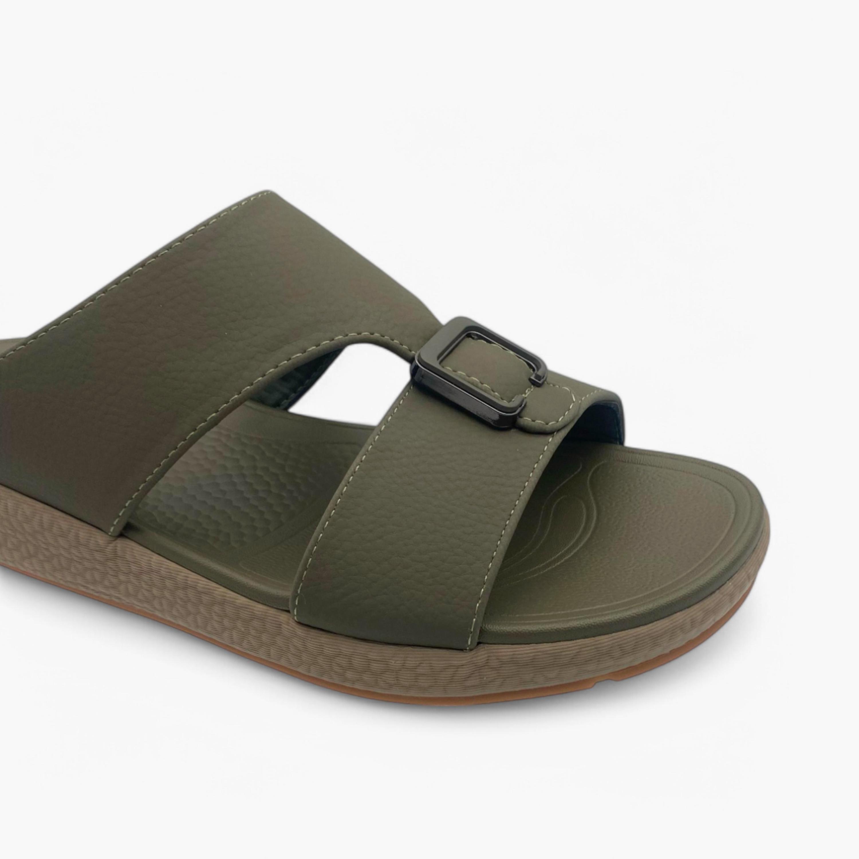 Al Fanoos Men's Elegant Slip-On Arabic Slippers-men-shoes-sandals-image-2