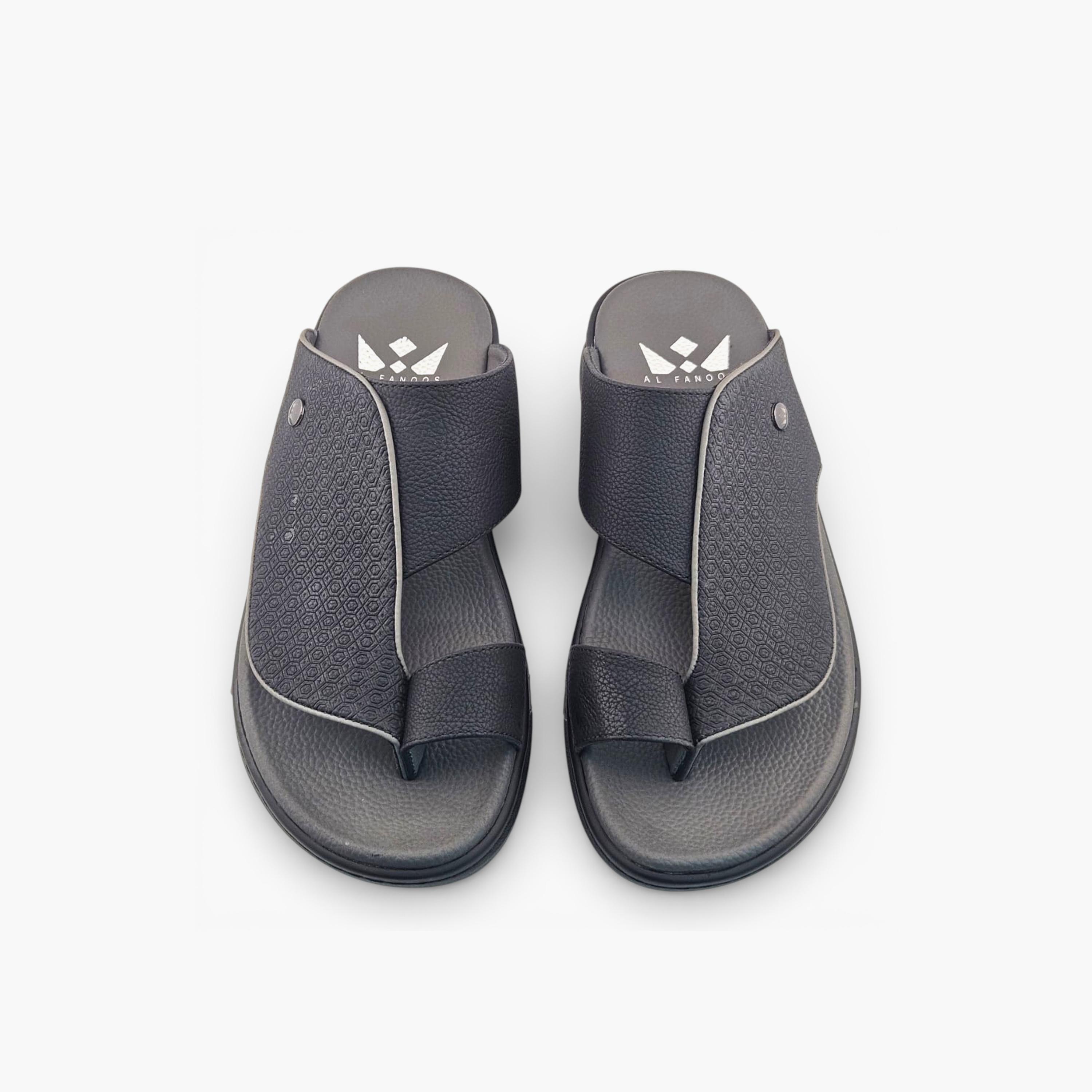 Al Fanoos Mens Slip-On Velours Arabic Sandals | AL2603111-men-shoes-sandals-image-2