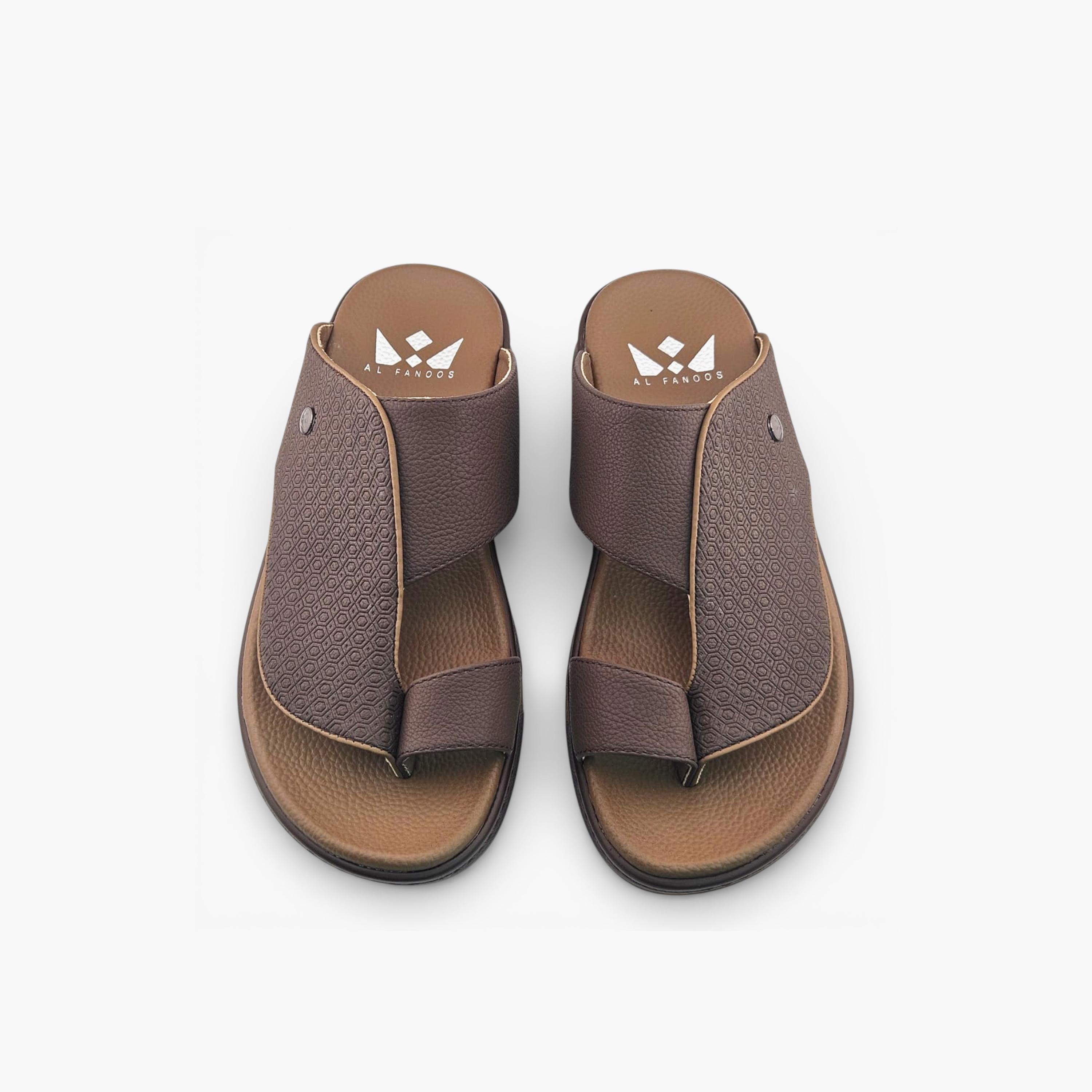 الفانوس - صندل رجالي سهل الارتداء، مصنوع من المخمل العربي | AL2603111-men-shoes-sandals-image-2