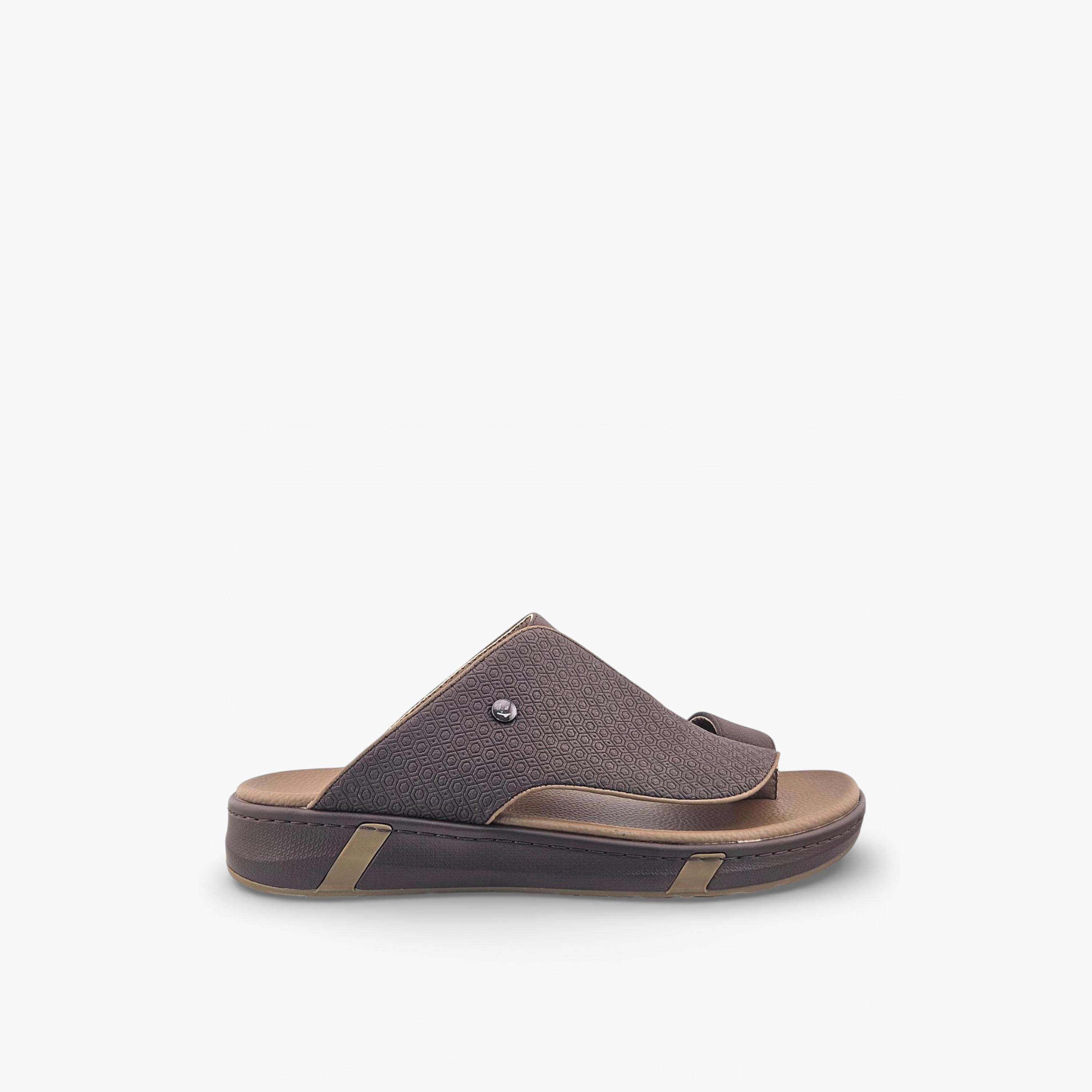 الفانوس - صندل رجالي سهل الارتداء، مصنوع من المخمل العربي | AL2603111-men-shoes-sandals-image-3