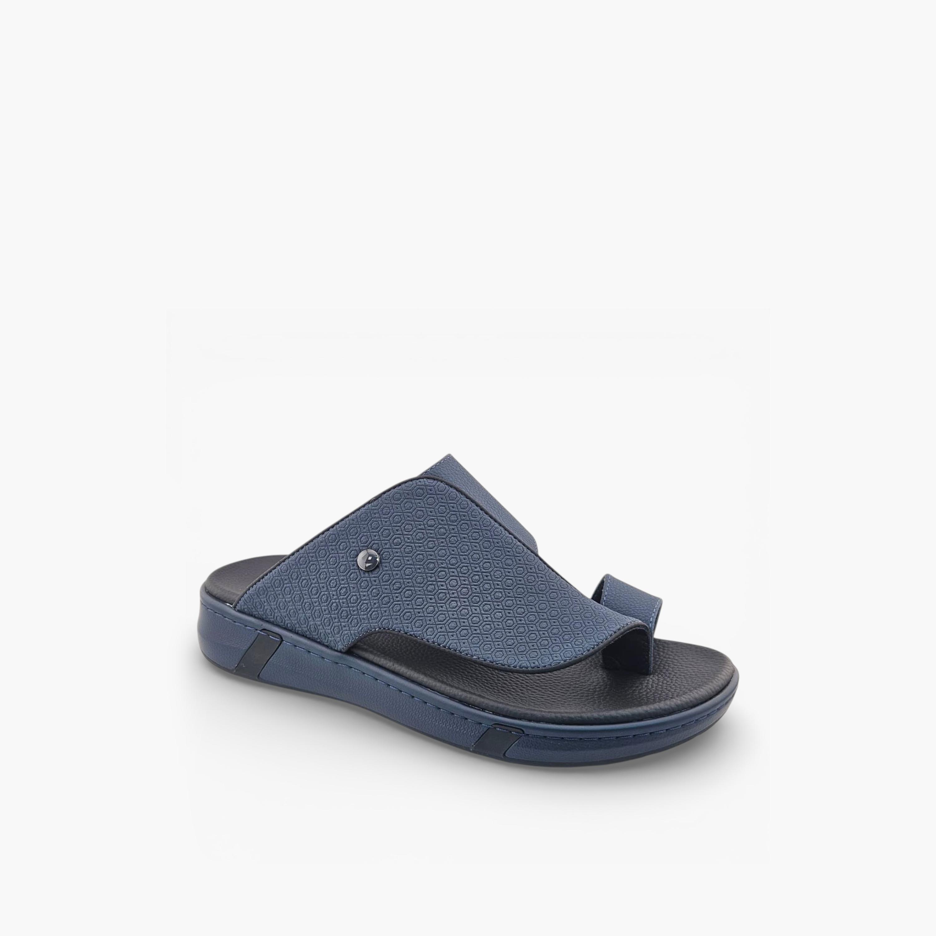 الفانوس - صندل رجالي سهل الارتداء، مصنوع من المخمل العربي | AL2603111-men-shoes-sandals-image-1