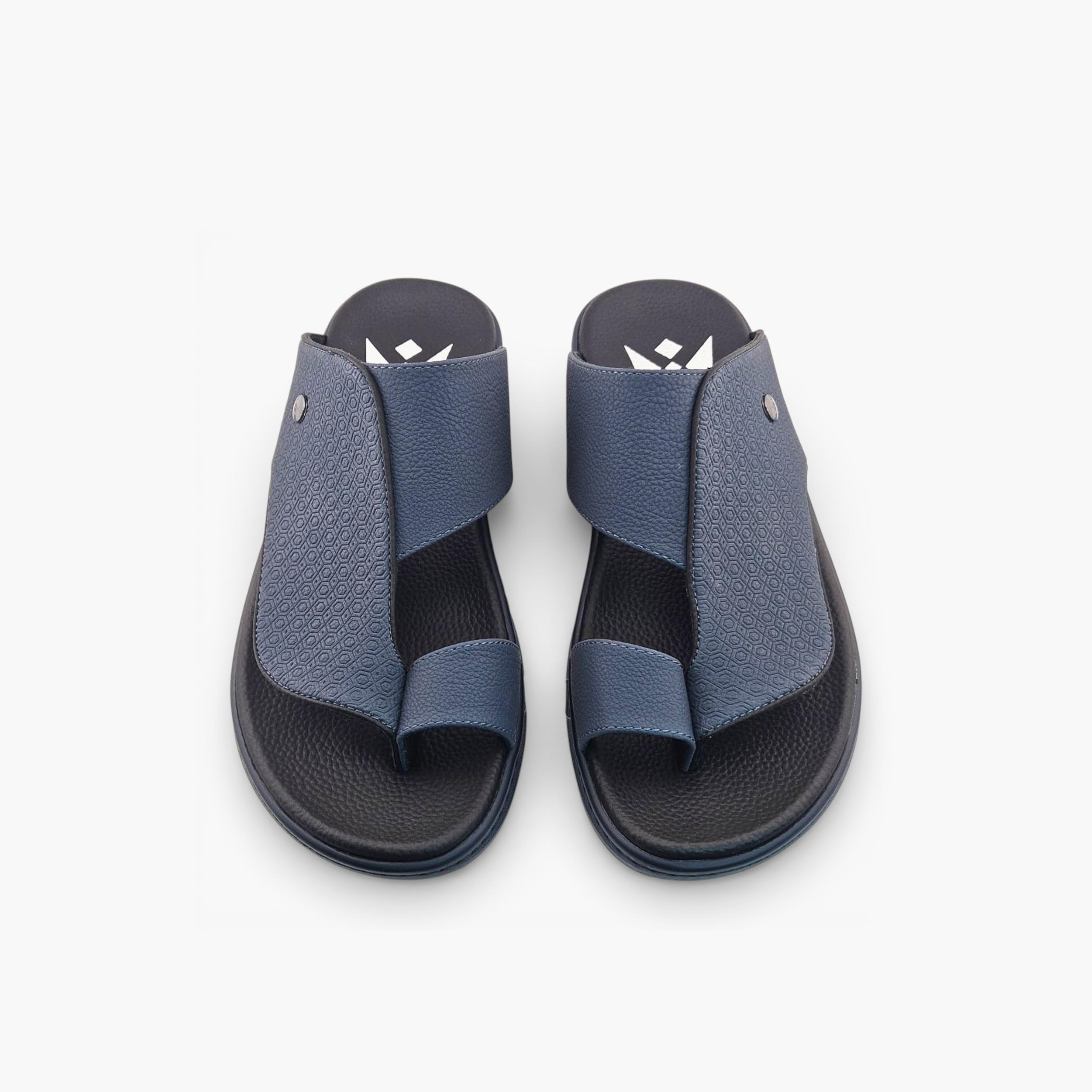 الفانوس - صندل رجالي سهل الارتداء، مصنوع من المخمل العربي | AL2603111-men-shoes-sandals-image-2
