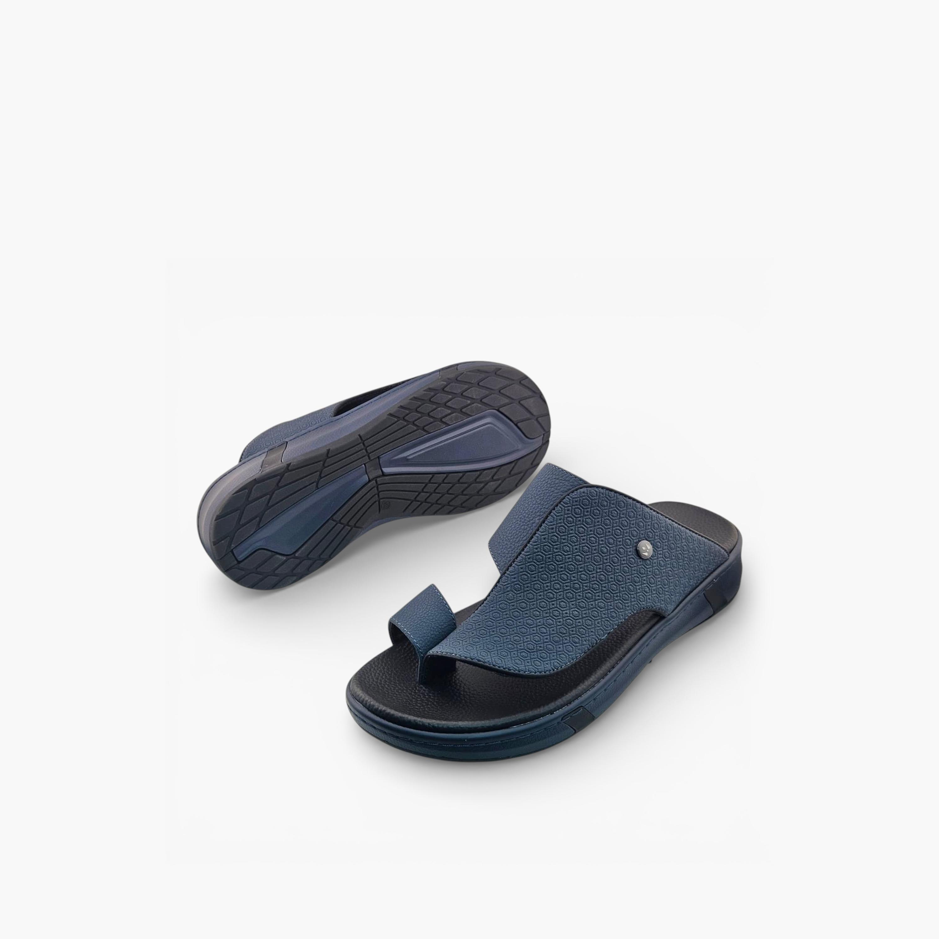 الفانوس - صندل رجالي سهل الارتداء، مصنوع من المخمل العربي | AL2603111-men-shoes-sandals-image-4