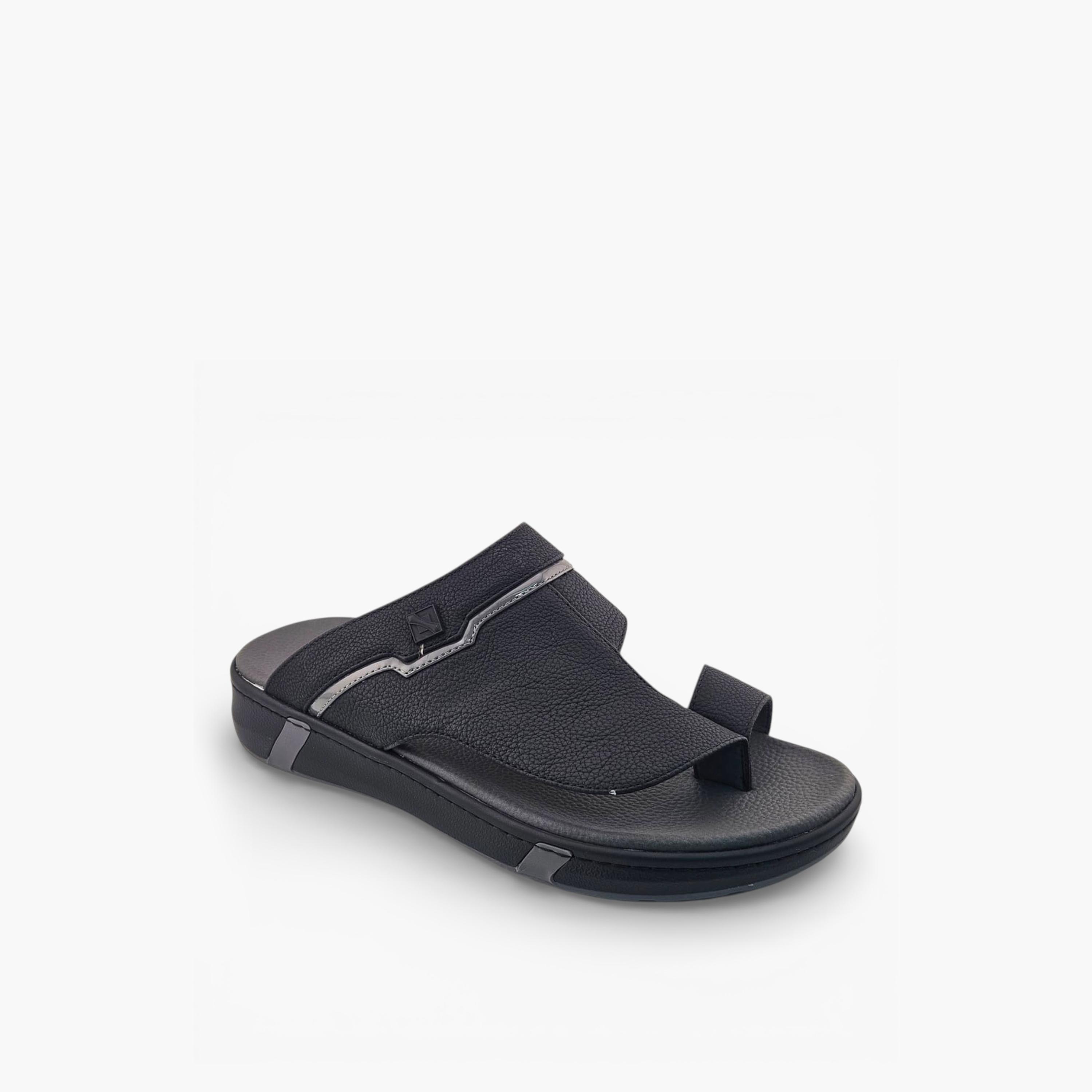 Al Fanoos Mens Slip-On Velours Arabic Sandals | AL2603112-men-shoes-sandals-image-1
