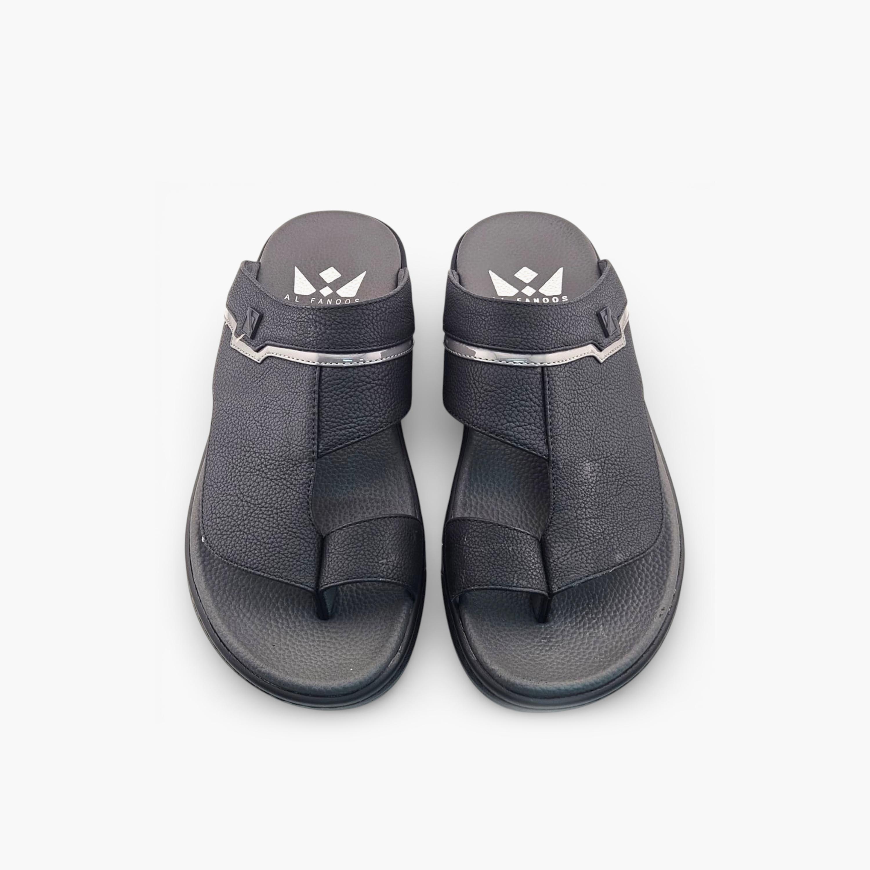 Al Fanoos Mens Slip-On Velours Arabic Sandals | AL2603112-men-shoes-sandals-image-2