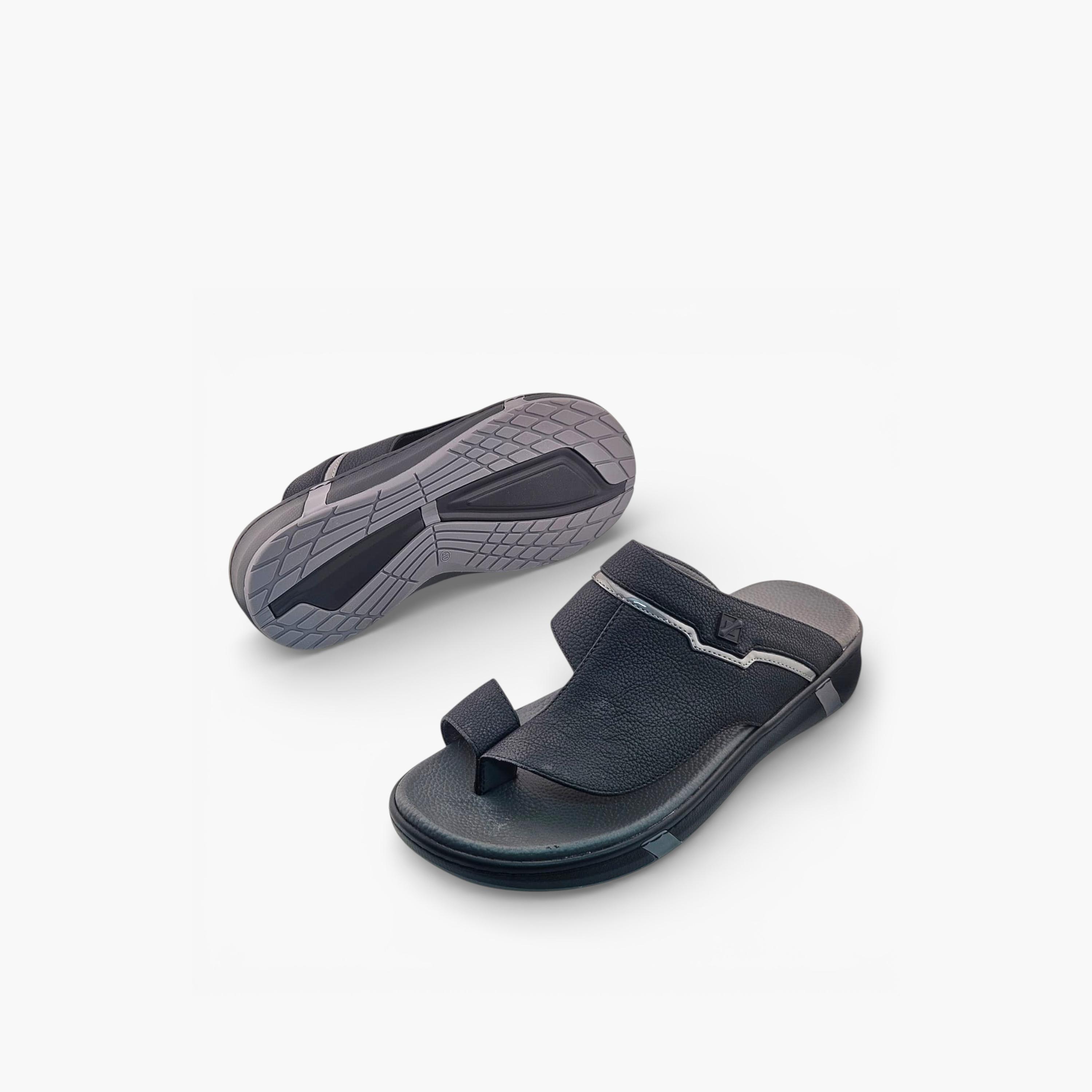 Al Fanoos Mens Slip-On Velours Arabic Sandals | AL2603112-men-shoes-sandals-image-4