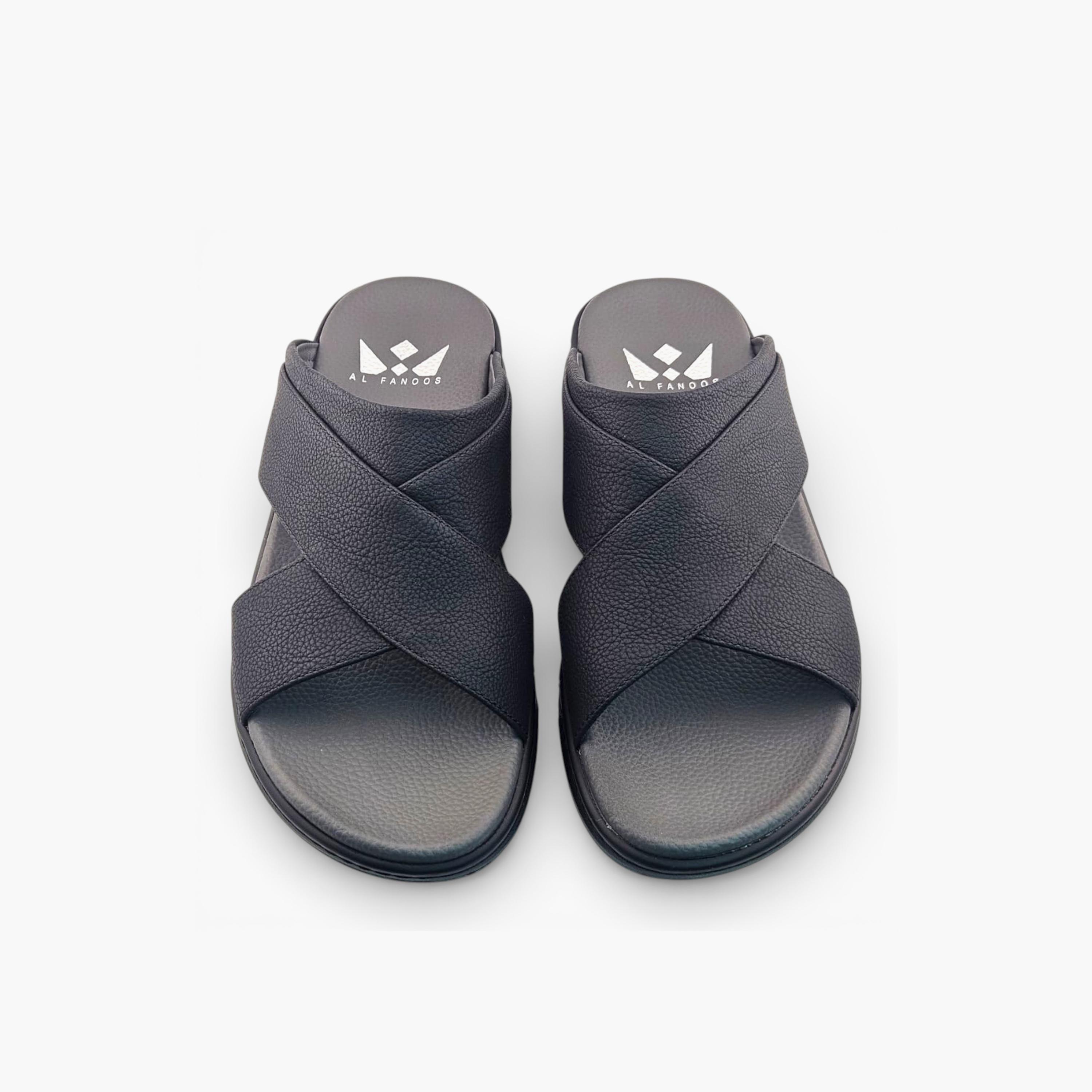 Al Fanoos Mens Slip-On Velours Arabic Sandals | AL2603113-men-shoes-sandals-image-2