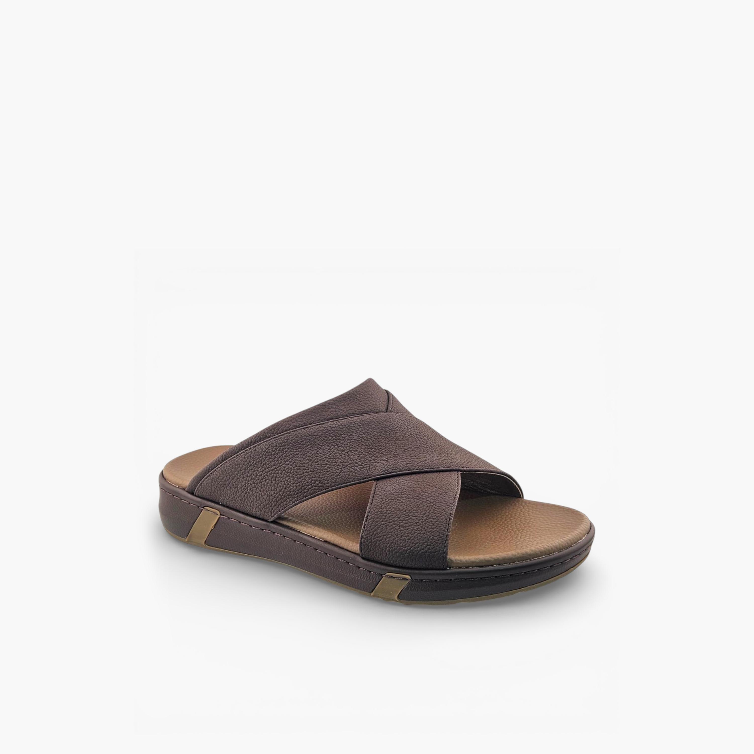 الفانوس - صندل رجالي سهل الارتداء، مصنوع من المخمل العربي | AL2603113-men-shoes-sandals-image-1