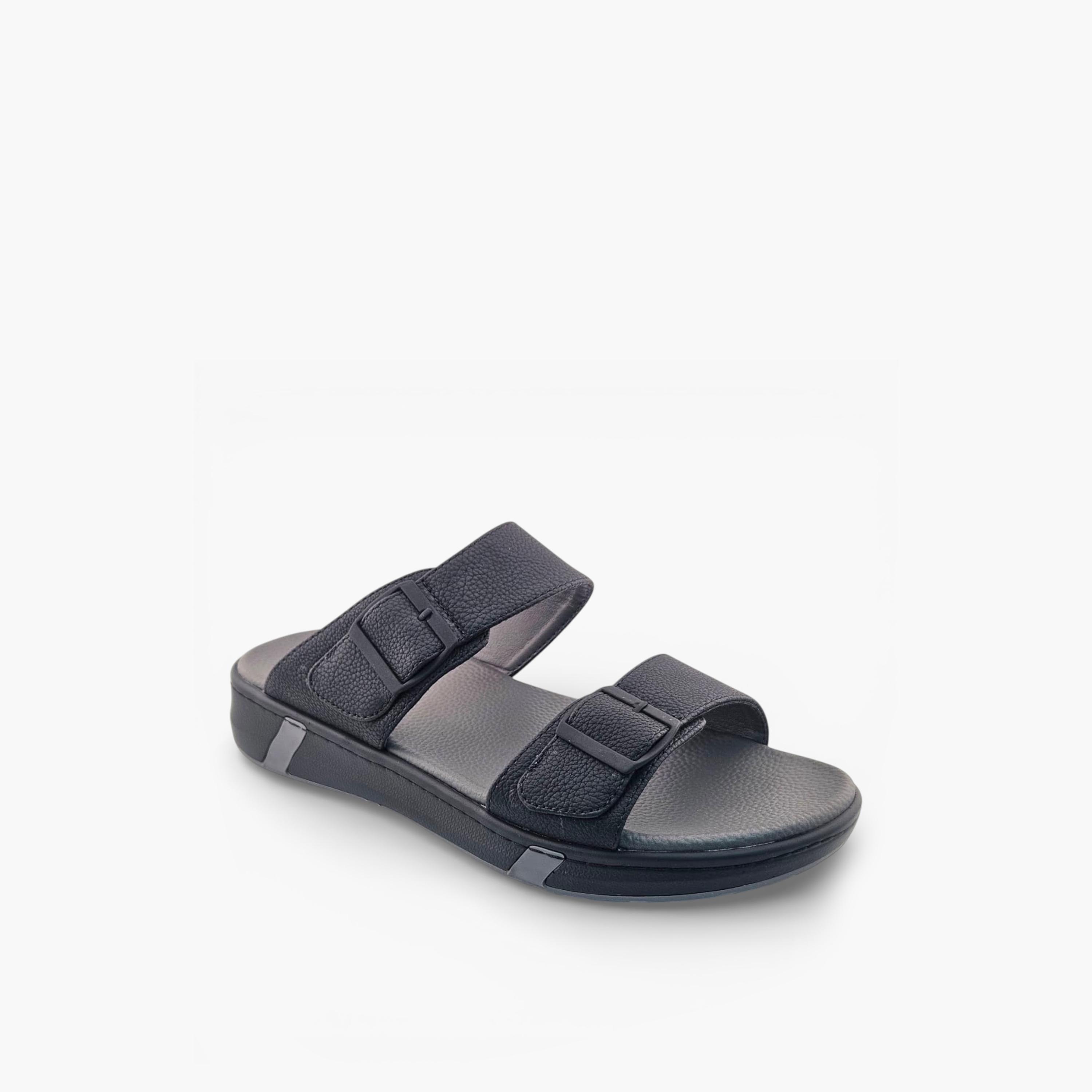 Al Fanoos Mens Slip-On Velours Arabic Sandals | AL2603114-men-shoes-sandals-image-1