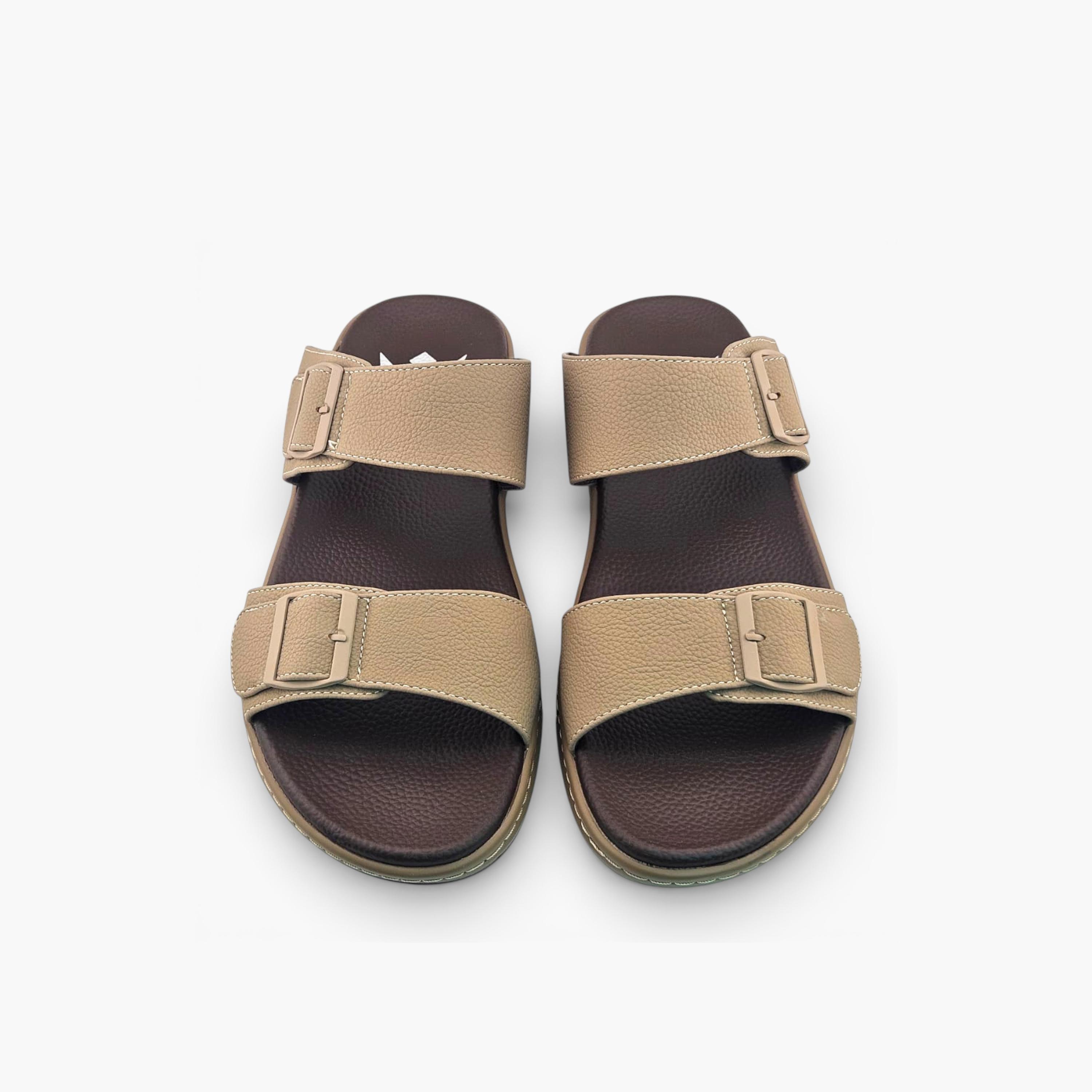 Al Fanoos Mens Slip-On Velours Arabic Sandals | AL2603114-men-shoes-sandals-image-2