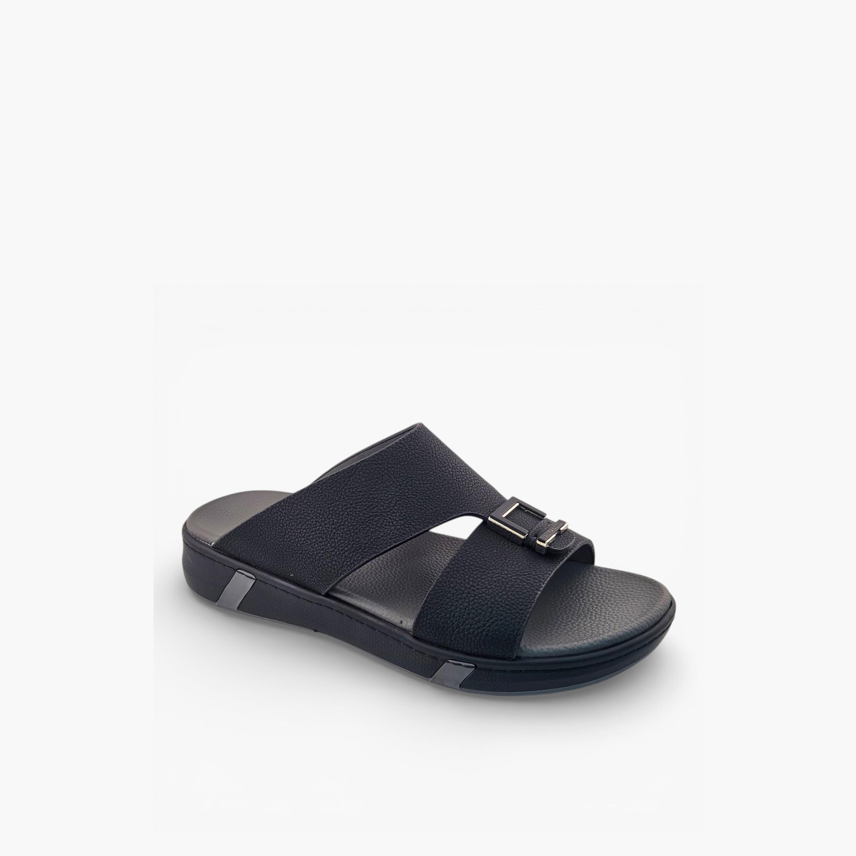 Al Fanoos Mens Slip-On Velours Arabic Sandals | AL2603115-men-shoes-sandals-image-1