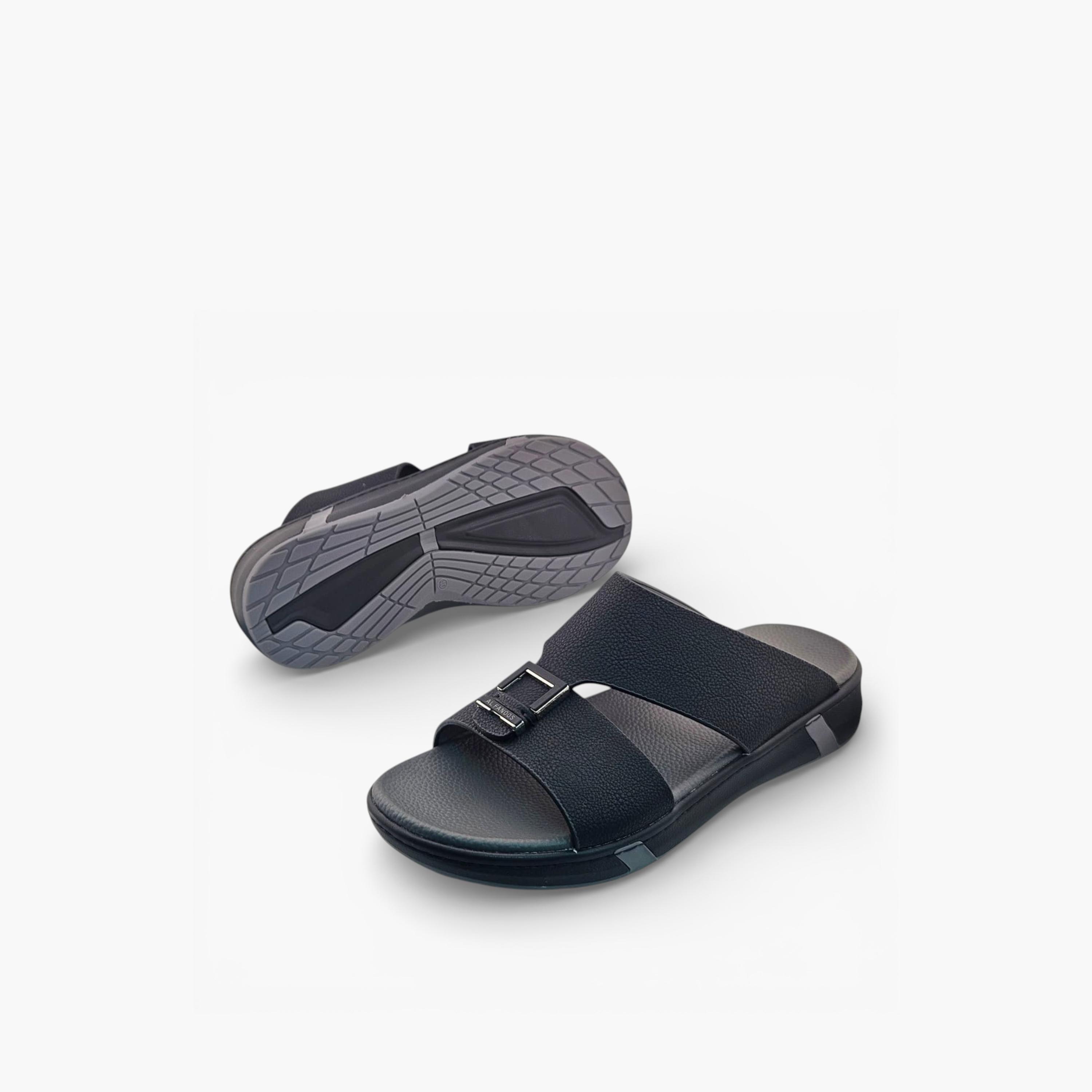 Al Fanoos Mens Slip-On Velours Arabic Sandals | AL2603115-men-shoes-sandals-image-4