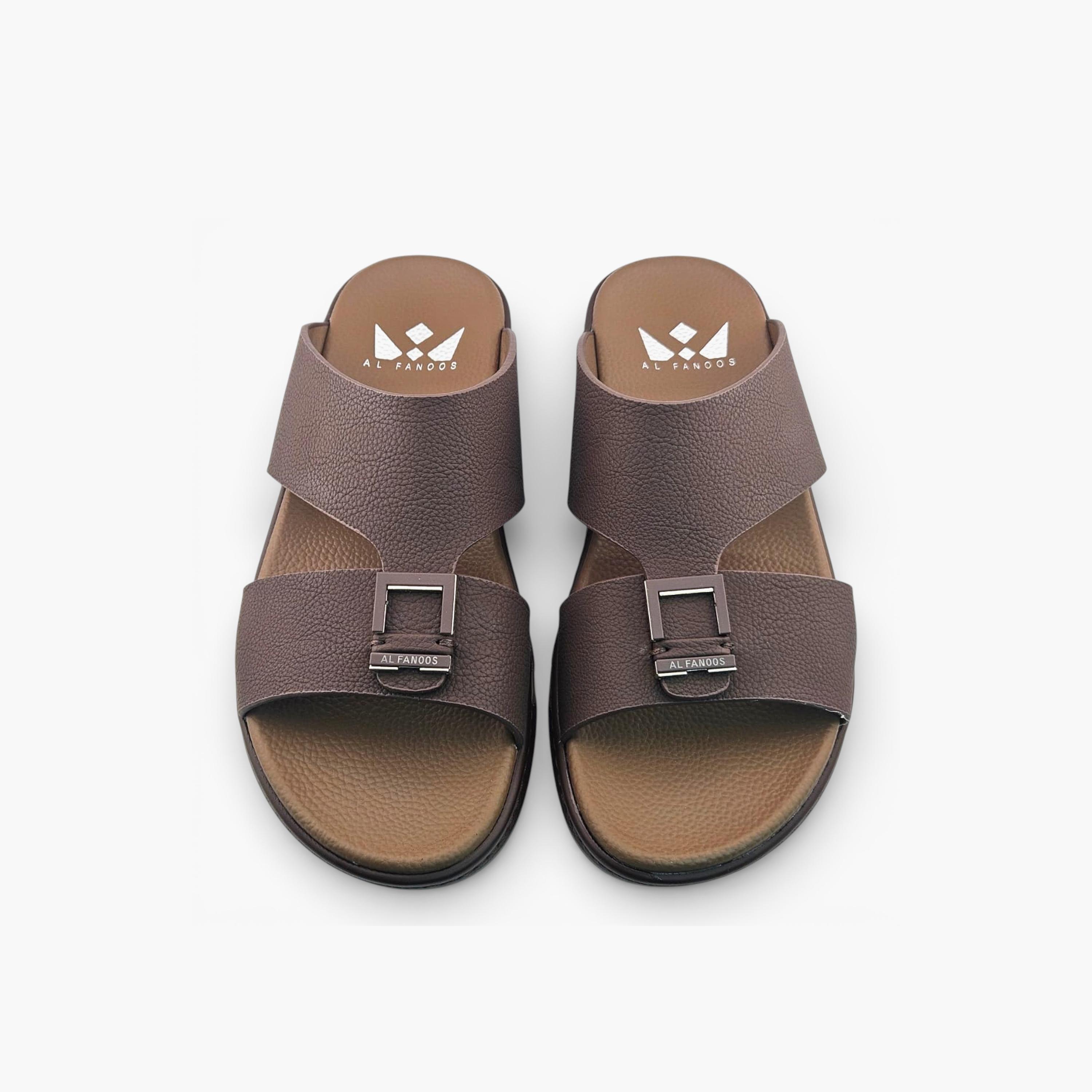 Al Fanoos Mens Slip-On Velours Arabic Sandals | AL2603115-men-shoes-sandals-image-2