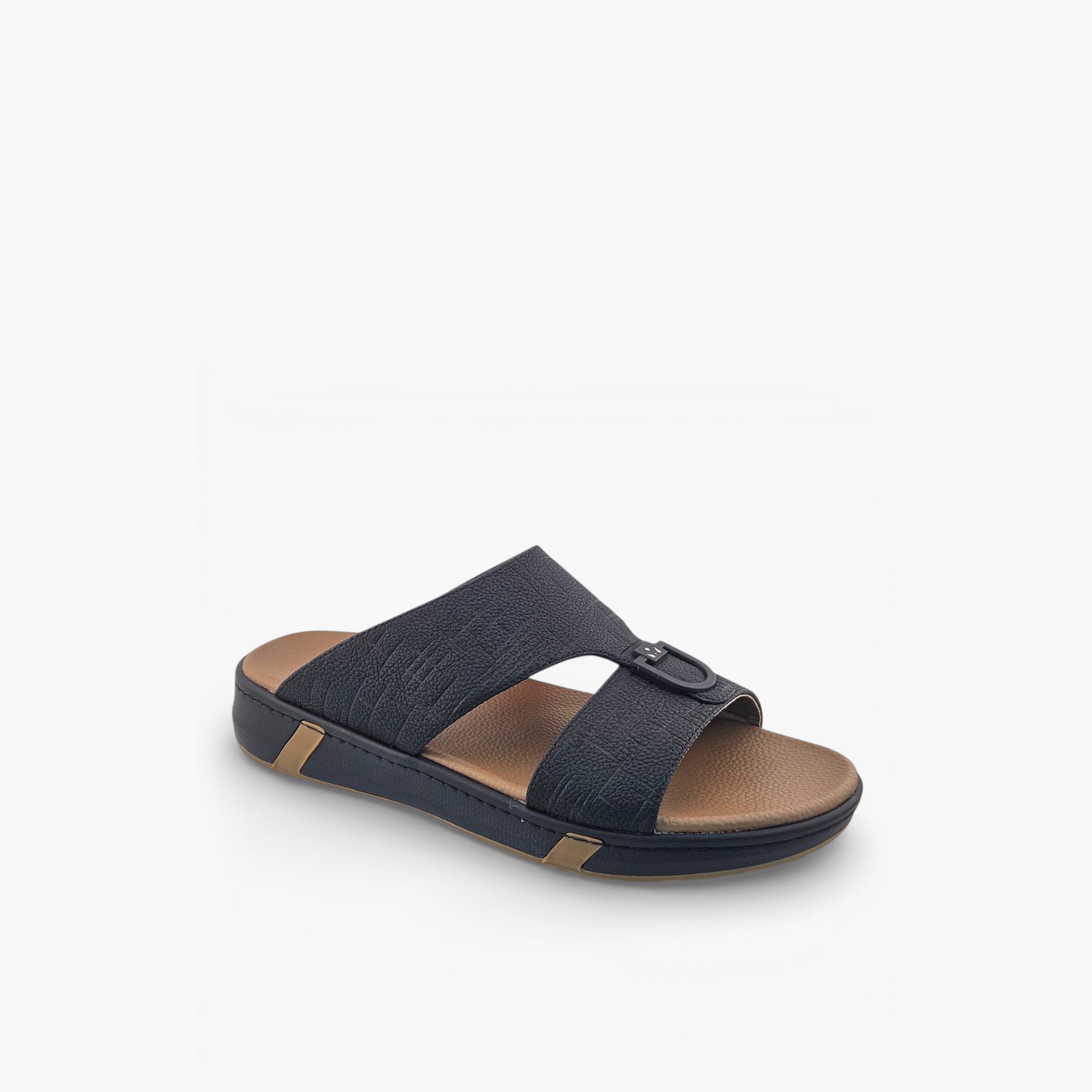 Al Fanoos Mens Slip-On Velours Arabic Sandals | AL2603116-men-shoes-sandals-image-1